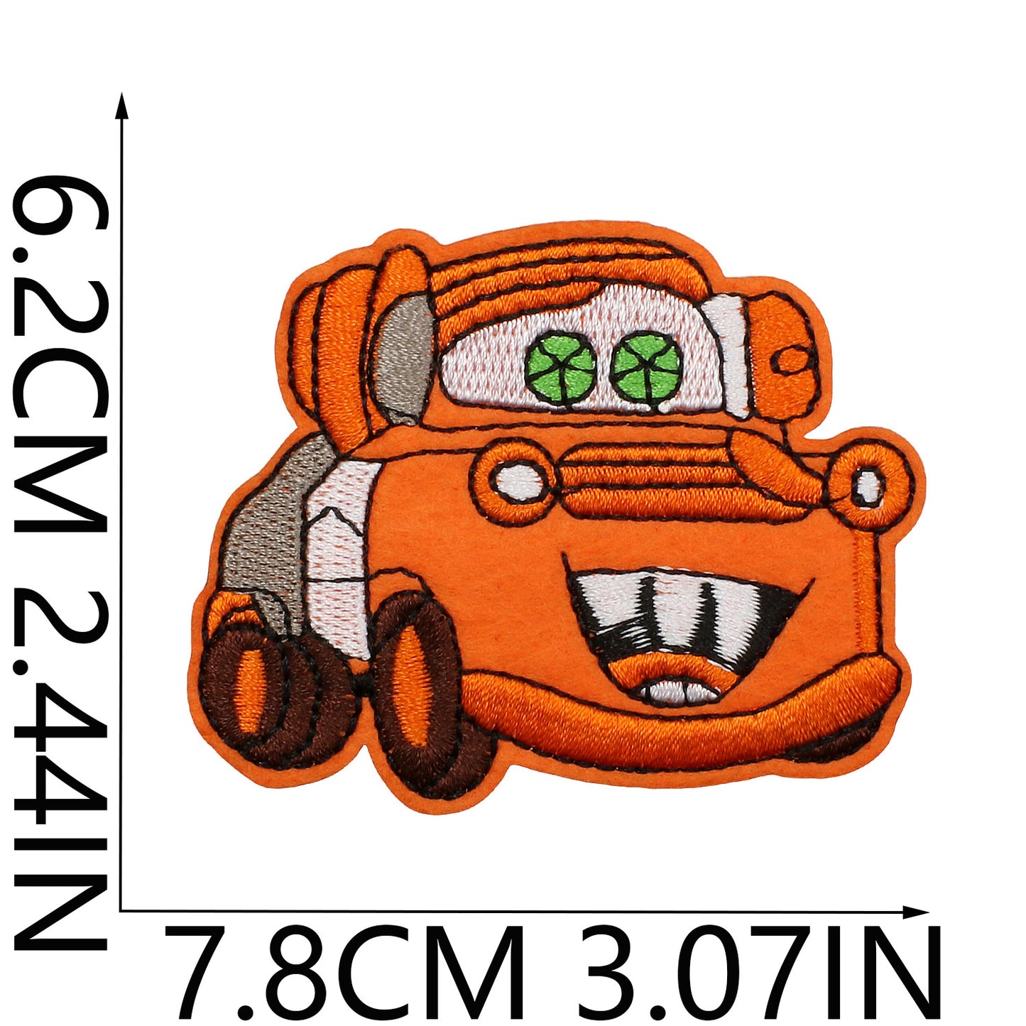 Iron-On Cartoon Racing Cars Embroidery Patch