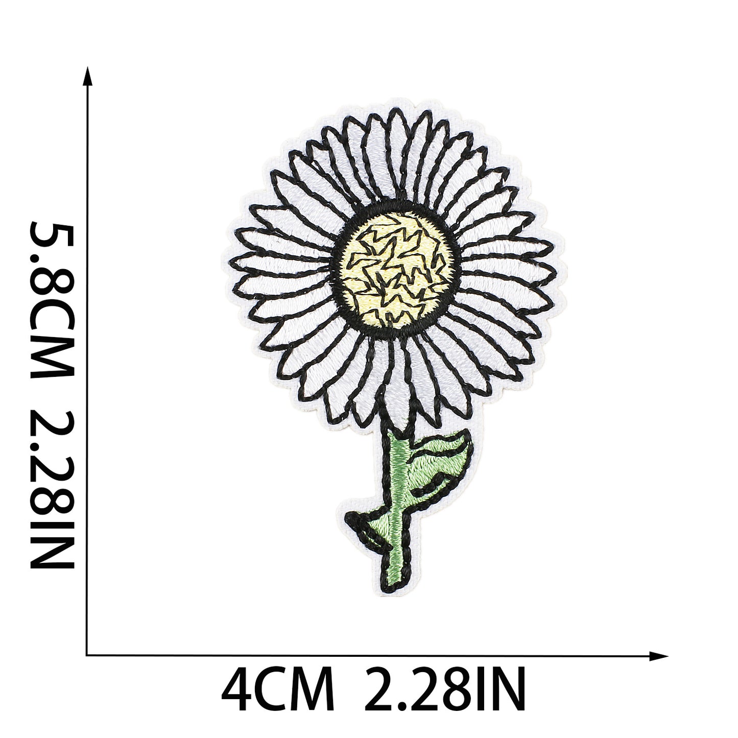 Iron-On Cute “Blooming Flowers” Embroidery Patch