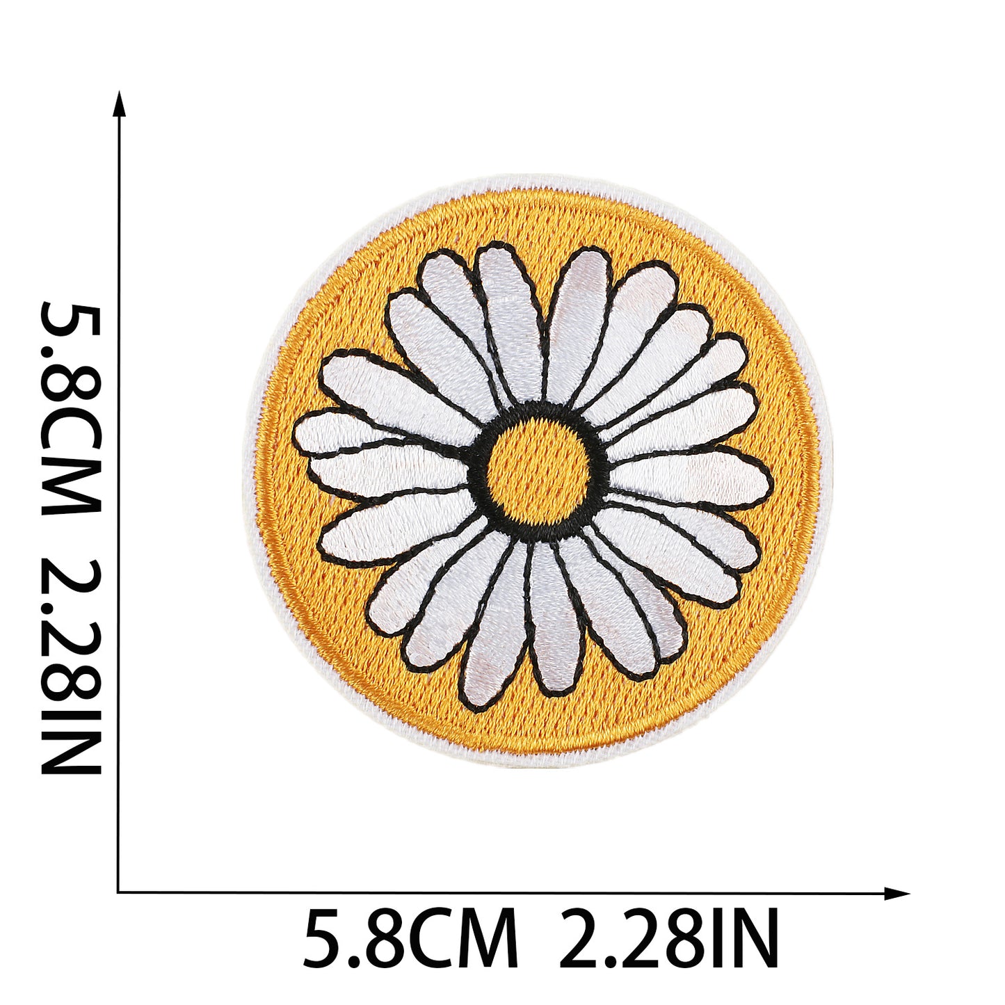 Iron-On Cute “Blooming Flowers” Embroidery Patch