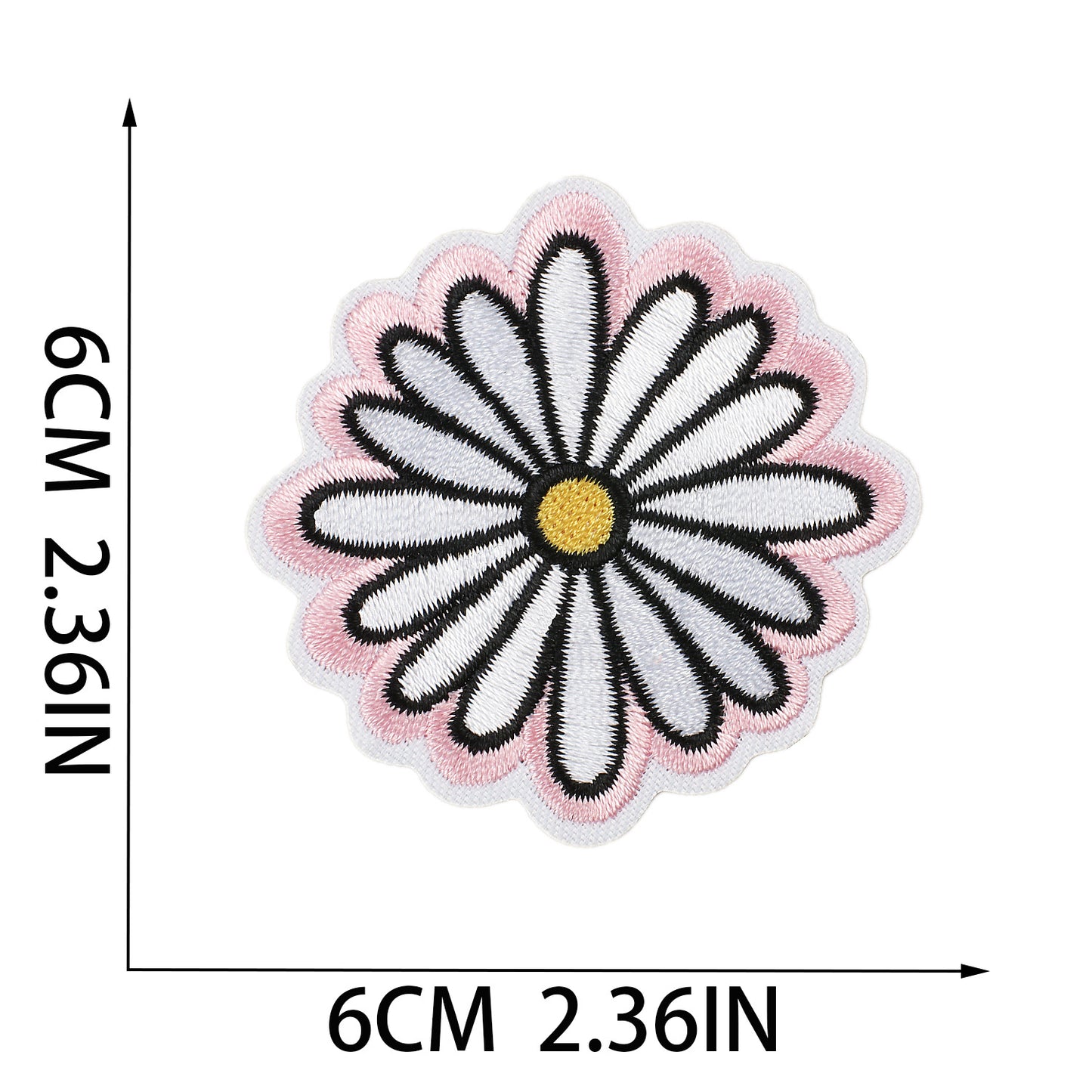 Iron-On Cute “Blooming Flowers” Embroidery Patch