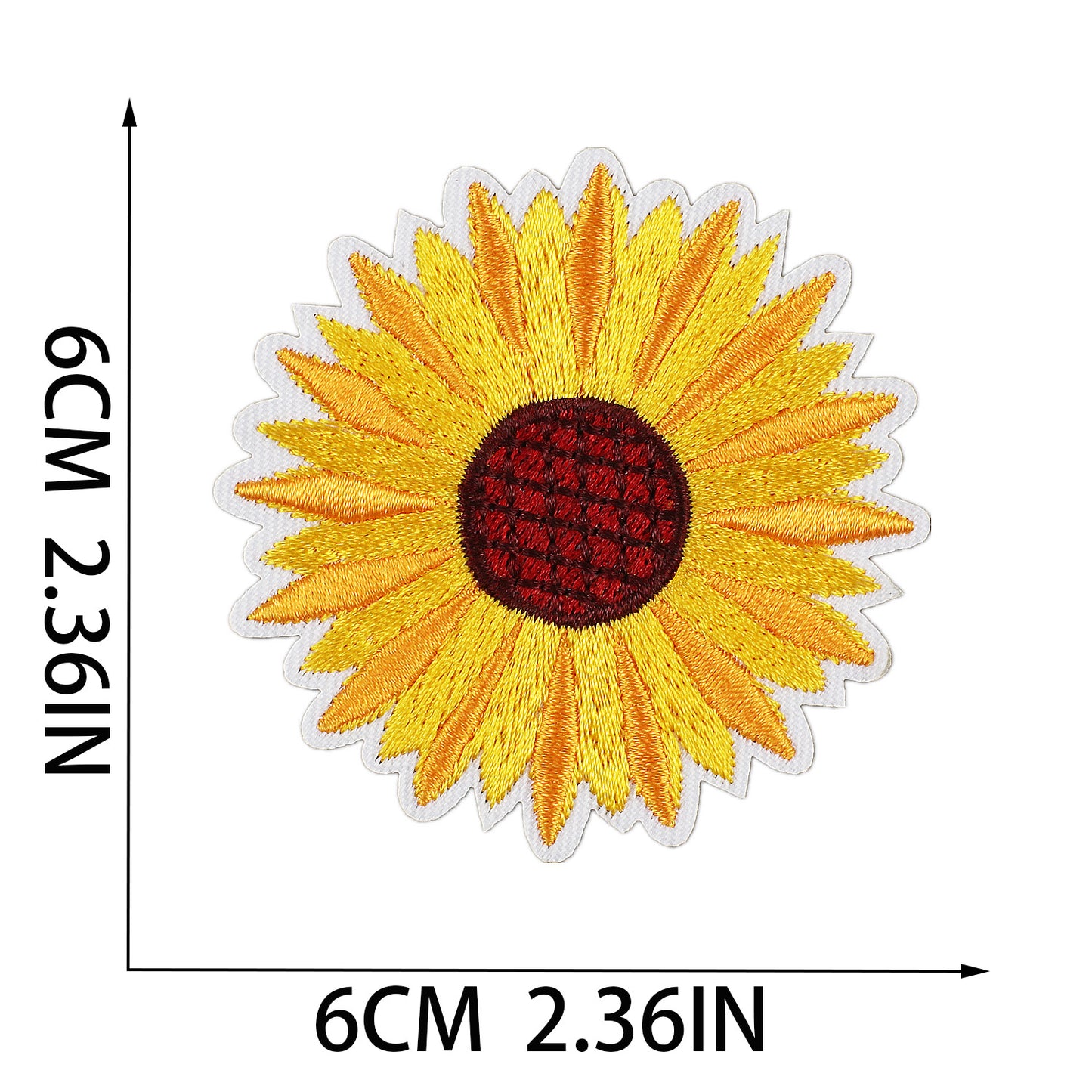 Iron-On Cute “Blooming Flowers” Embroidery Patch