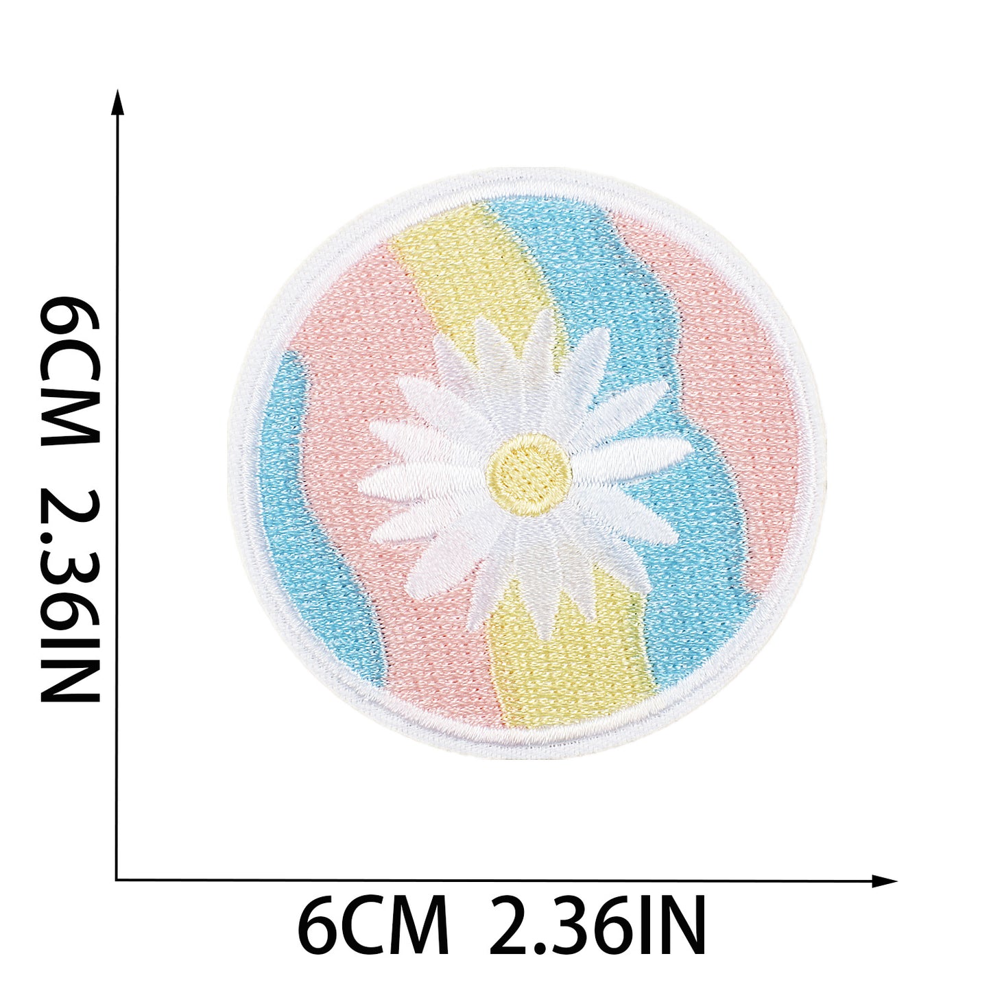 Iron-On Cute “Blooming Flowers” Embroidery Patch