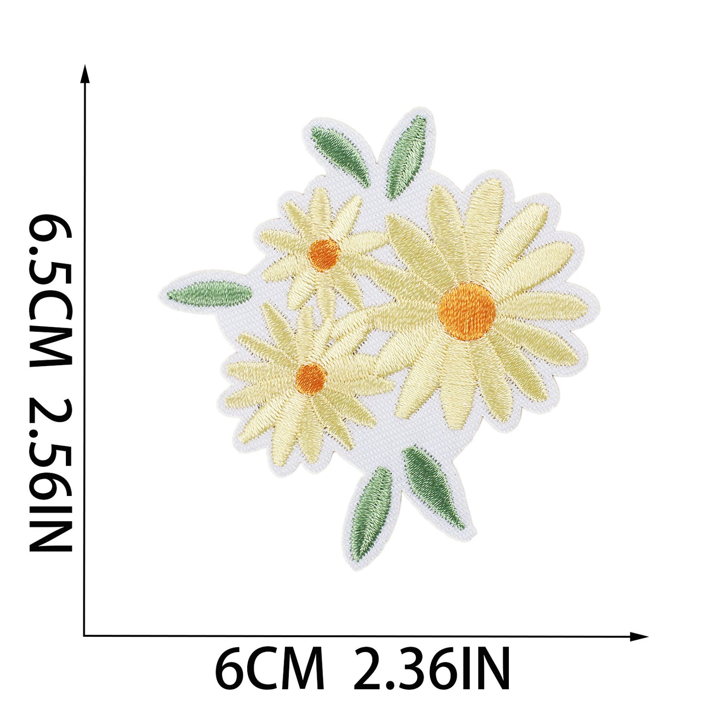 Iron-On Cute “Blooming Flowers” Embroidery Patch