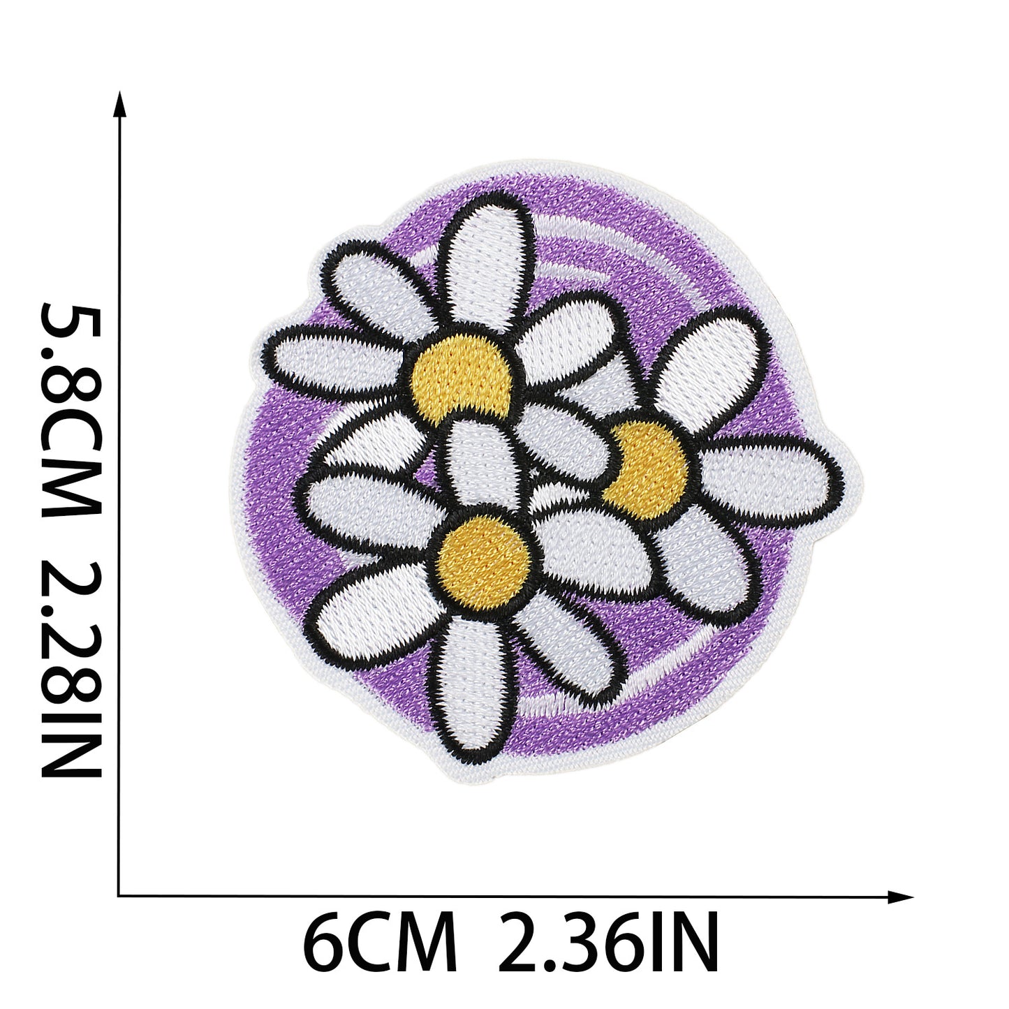 Iron-On Cute “Blooming Flowers” Embroidery Patch