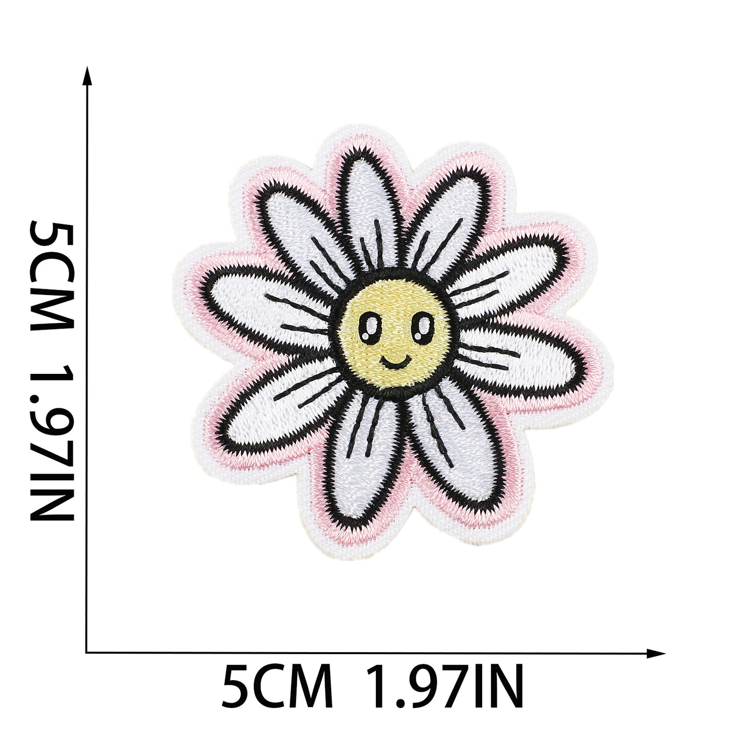 Iron-On Cute “Blooming Flowers” Embroidery Patch