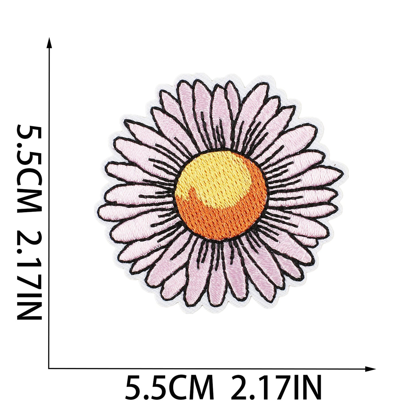 Iron-On Cute “Blooming Flowers” Embroidery Patch