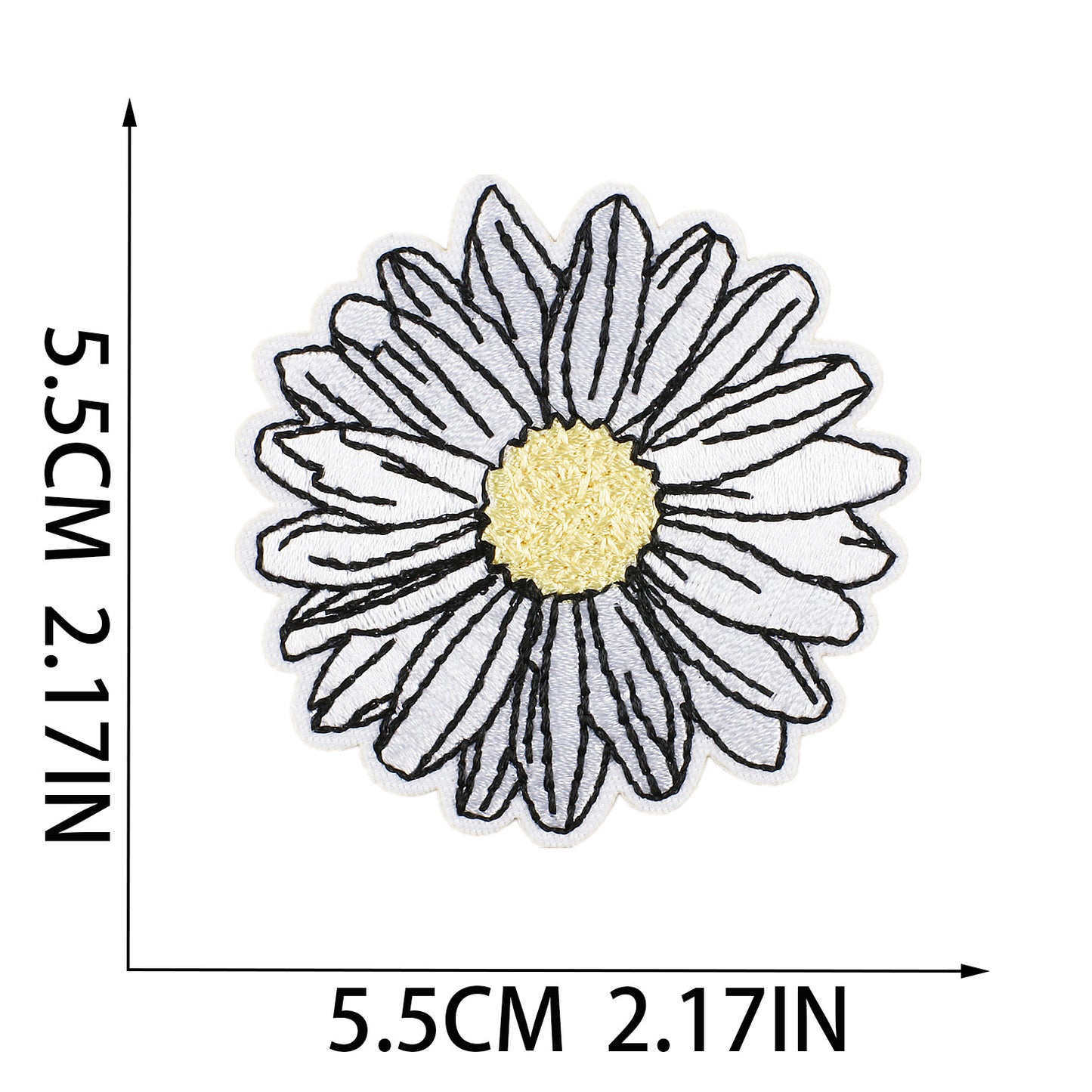 Iron-On Cute “Blooming Flowers” Embroidery Patch