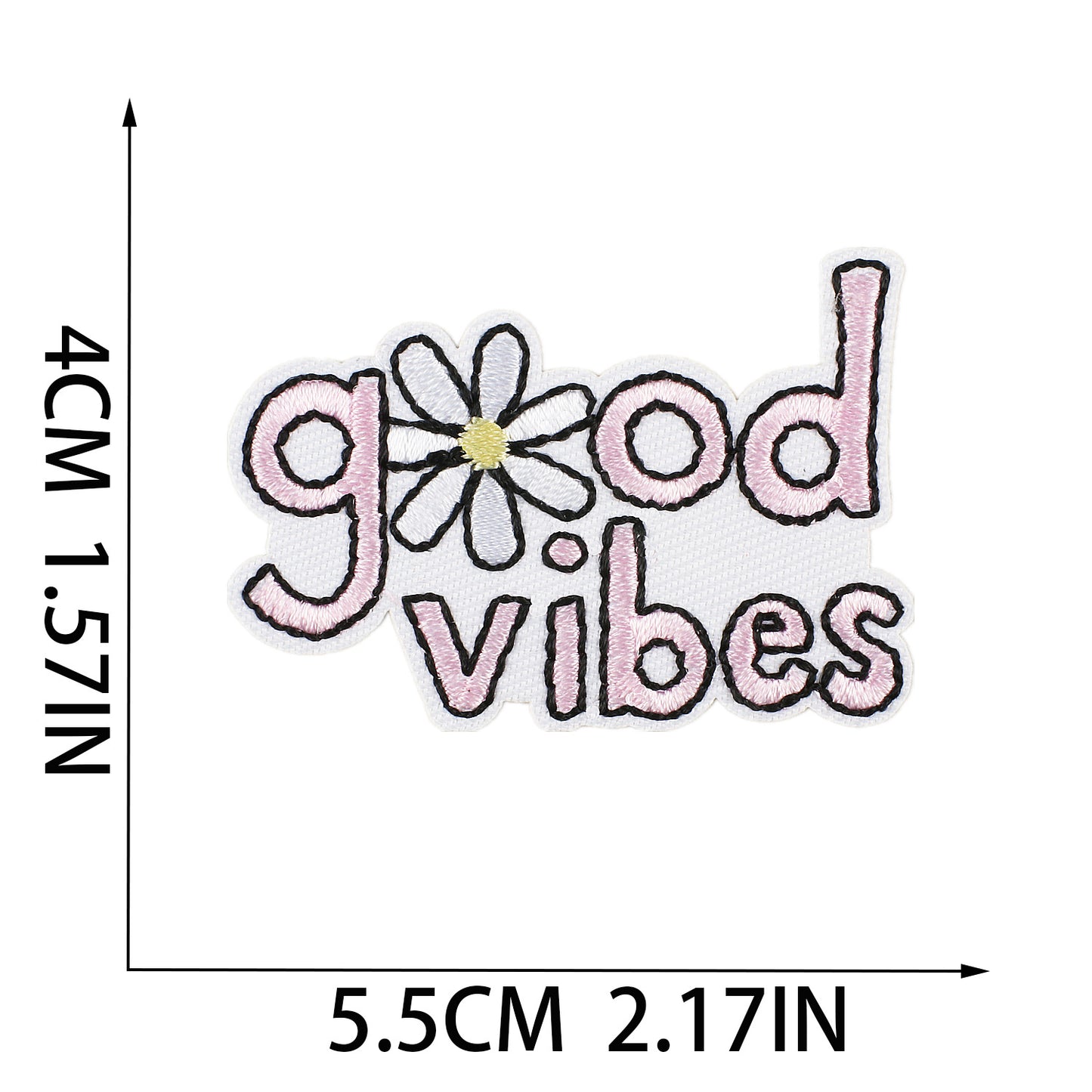 Iron-On Cute “Blooming Flowers” Embroidery Patch