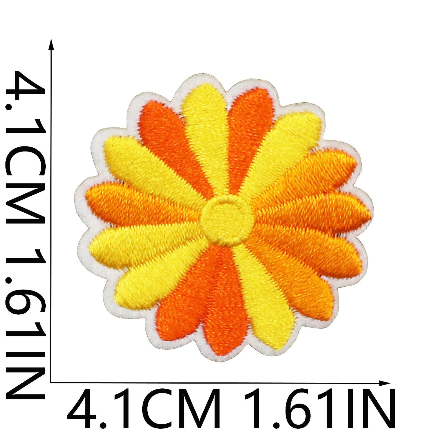 Iron-On Cute Exquisite Peony & Tulip Flower Embroidery Patch