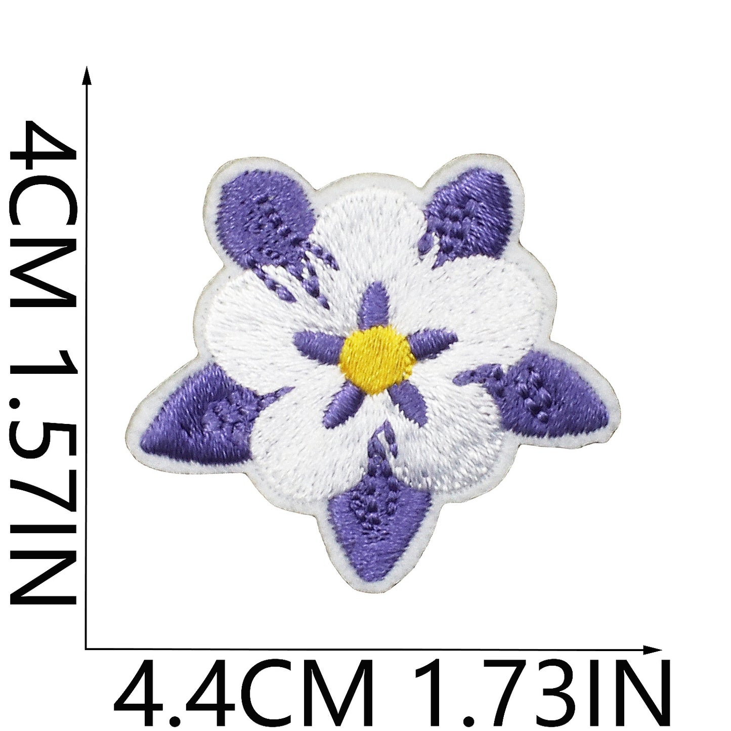 Iron-On Cute Exquisite Peony & Tulip Flower Embroidery Patch