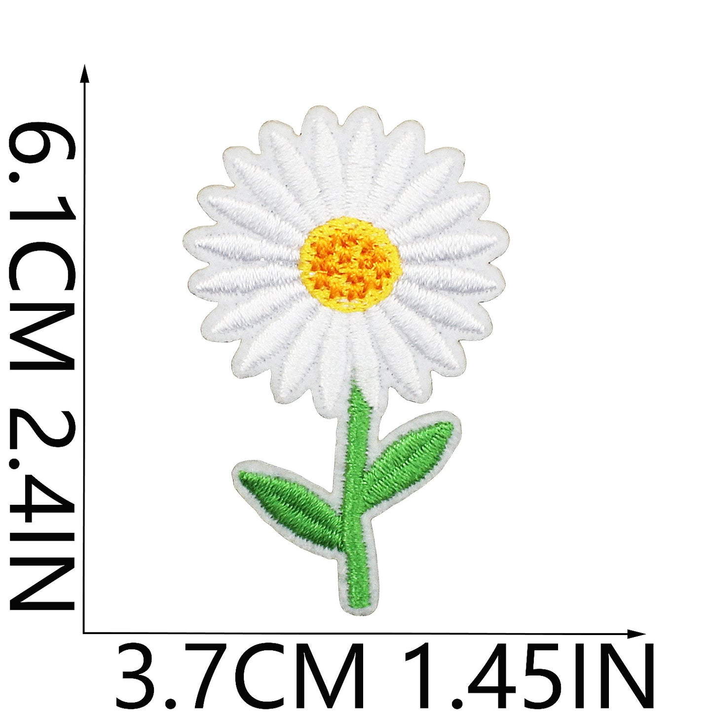 Iron-On Cute Exquisite Peony & Tulip Flower Embroidery Patch