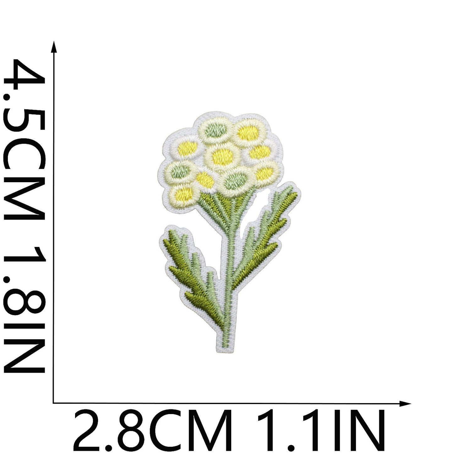 Iron-on Cute Flower Embroidered Patch