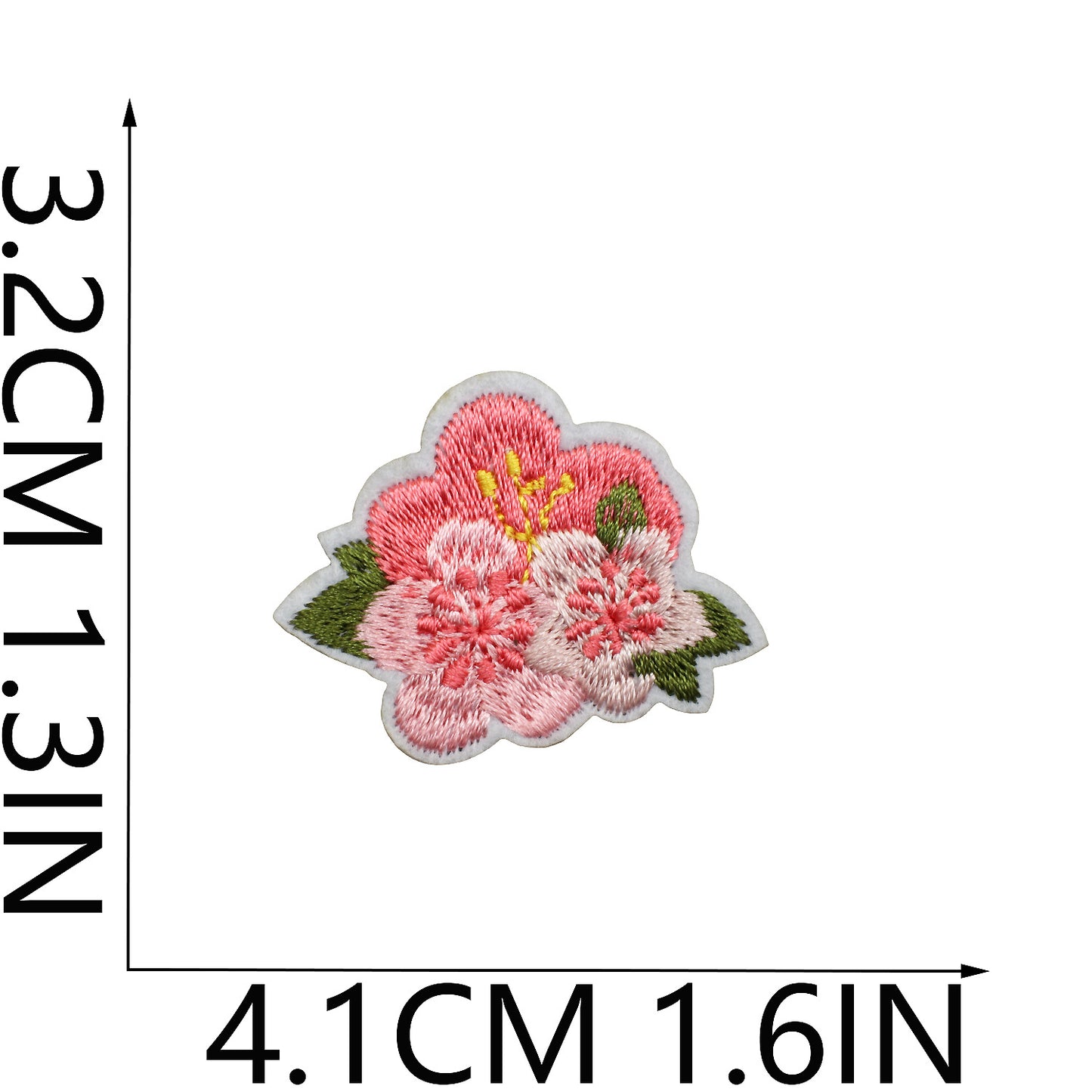 Iron-on Cute Flower Embroidered Patch