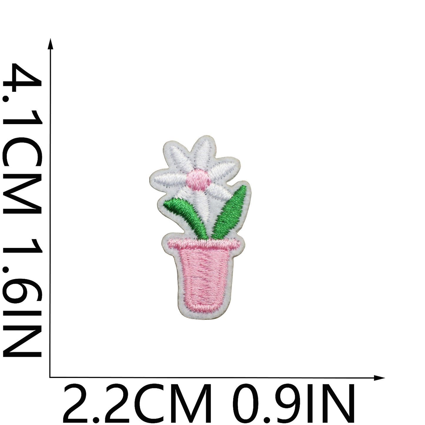 Iron-on Cute Flower Embroidered Patch
