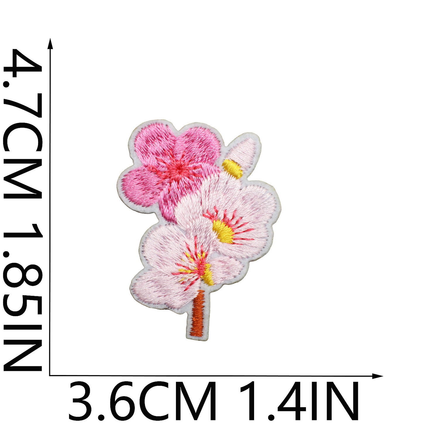Iron-on Cute Flower Embroidered Patch