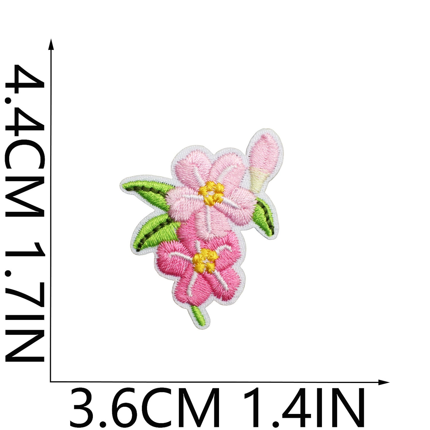 Iron-on Cute Flower Embroidered Patch