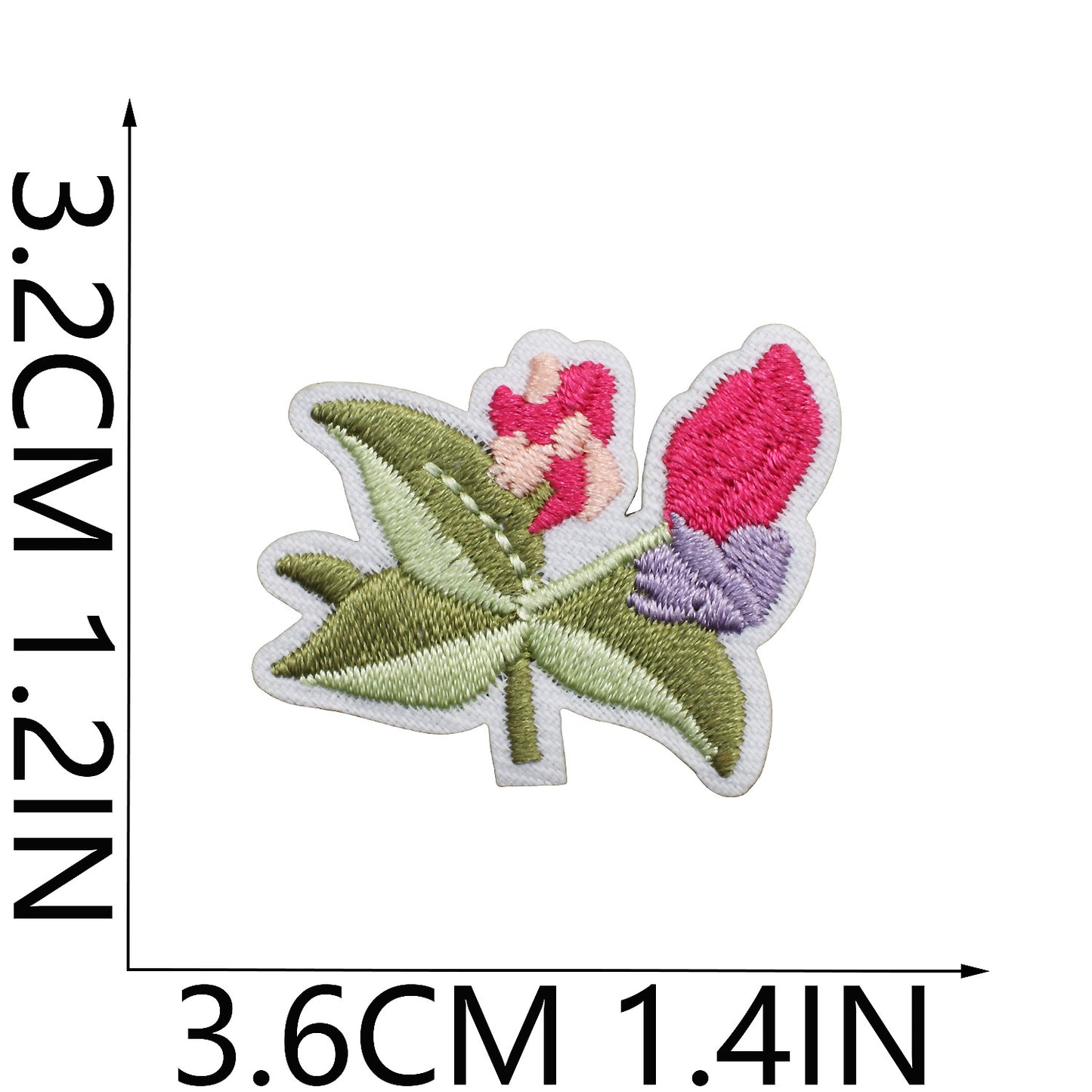 Iron-on Cute Flower Embroidered Patch