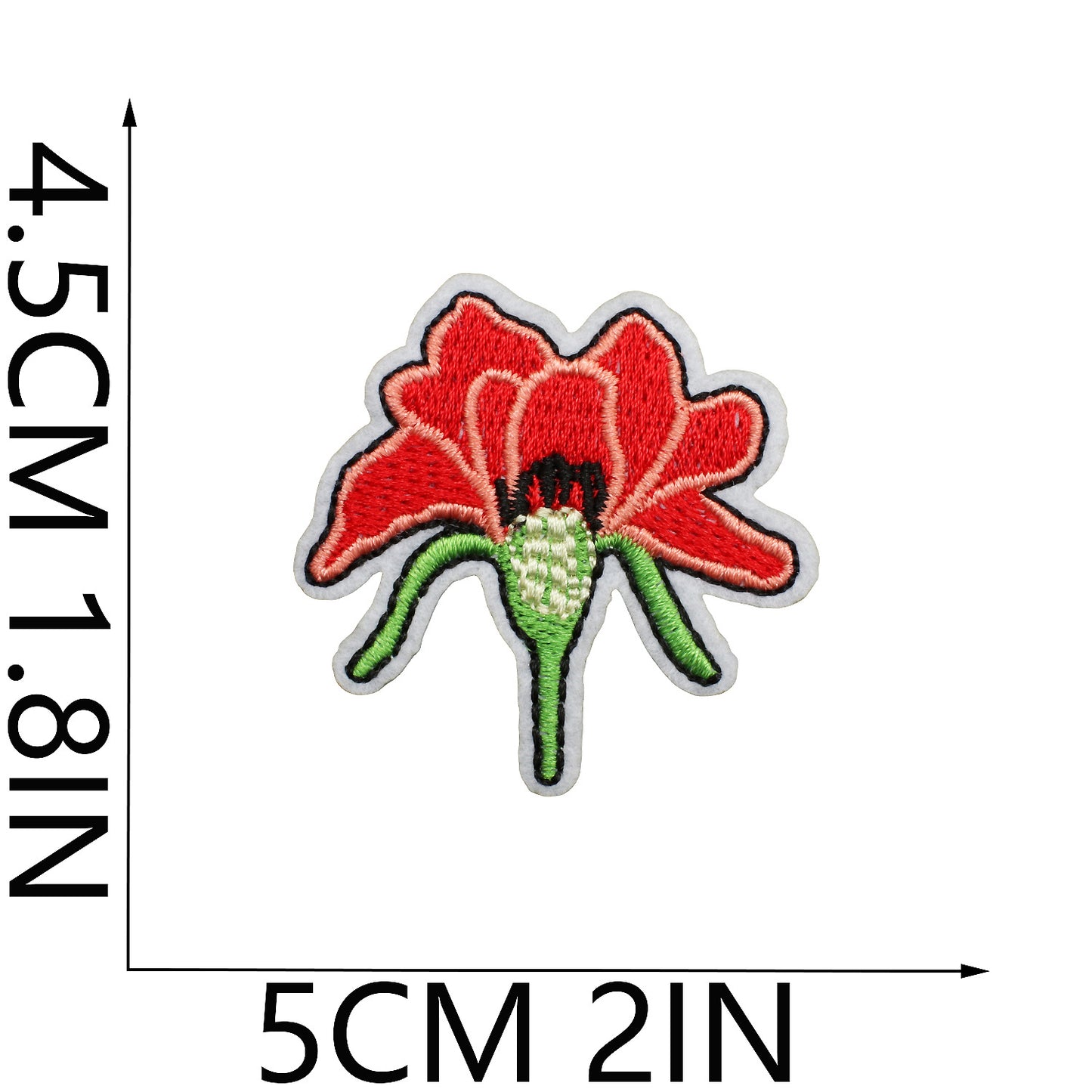 Iron-on Cute Flower Embroidered Patch