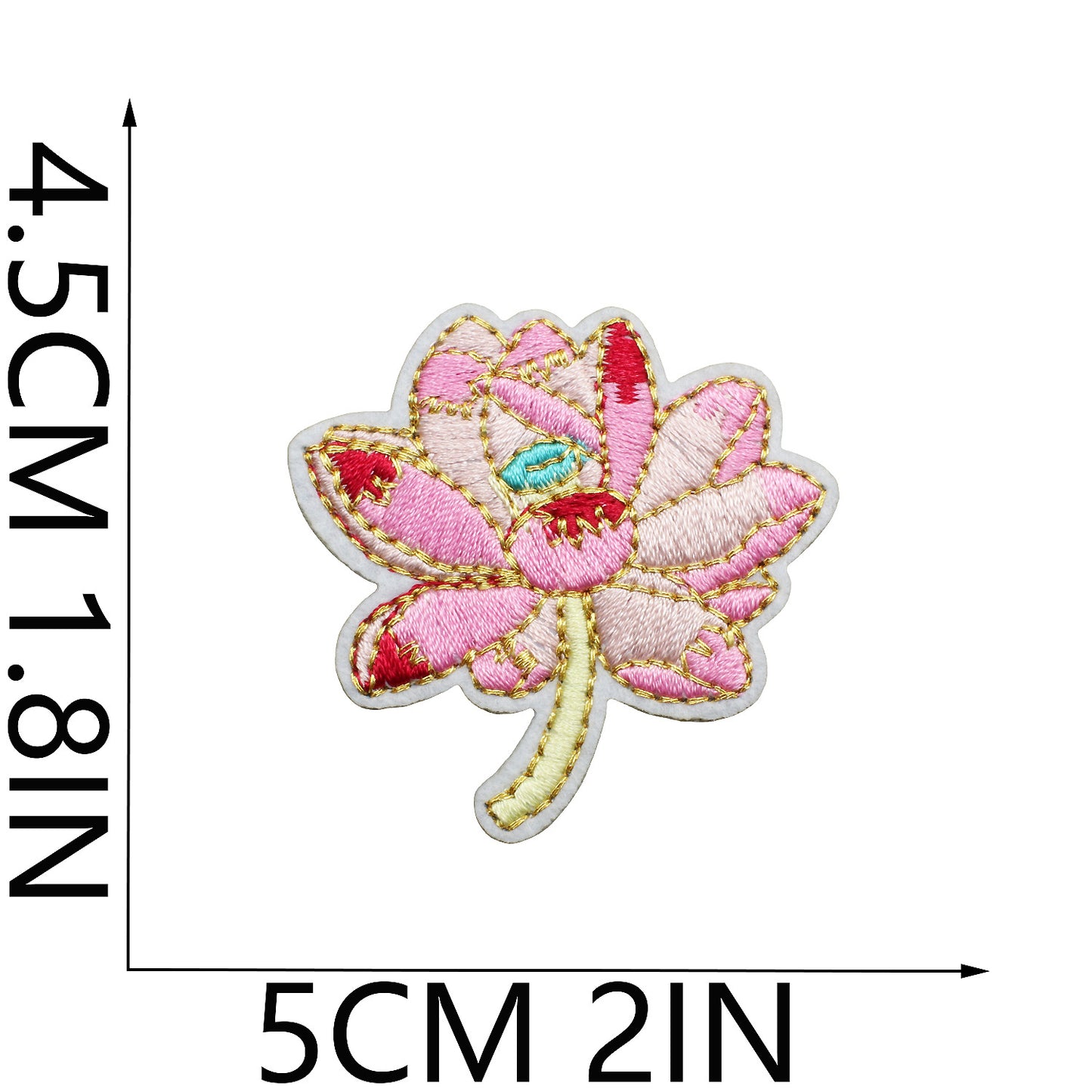 Iron-on Cute Flower Embroidered Patch