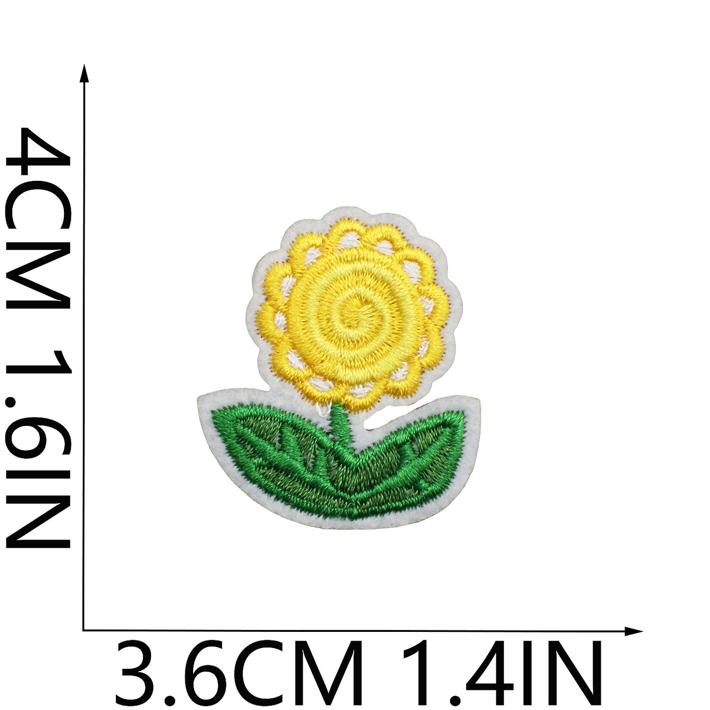 Iron-on Cute Flower Embroidered Patch