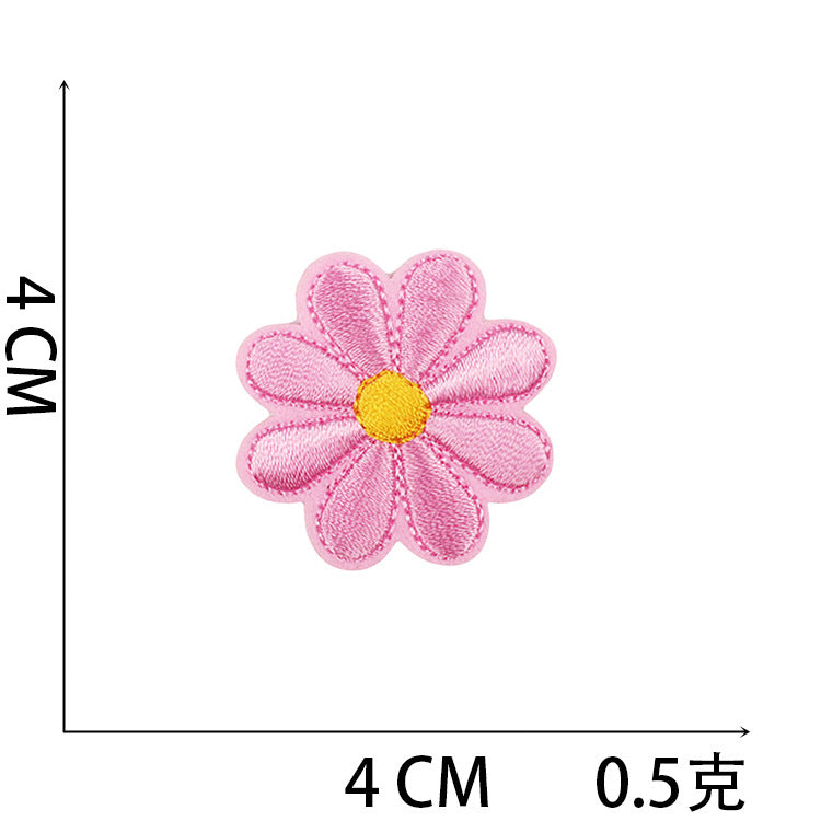 Iron-on Cute Flower Embroidered Patch