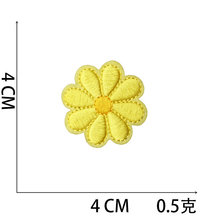 Iron-on Cute Flower Embroidered Patch