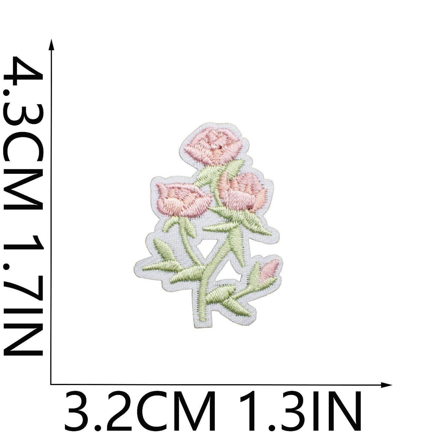 Iron-on Cute Flower Embroidered Patch