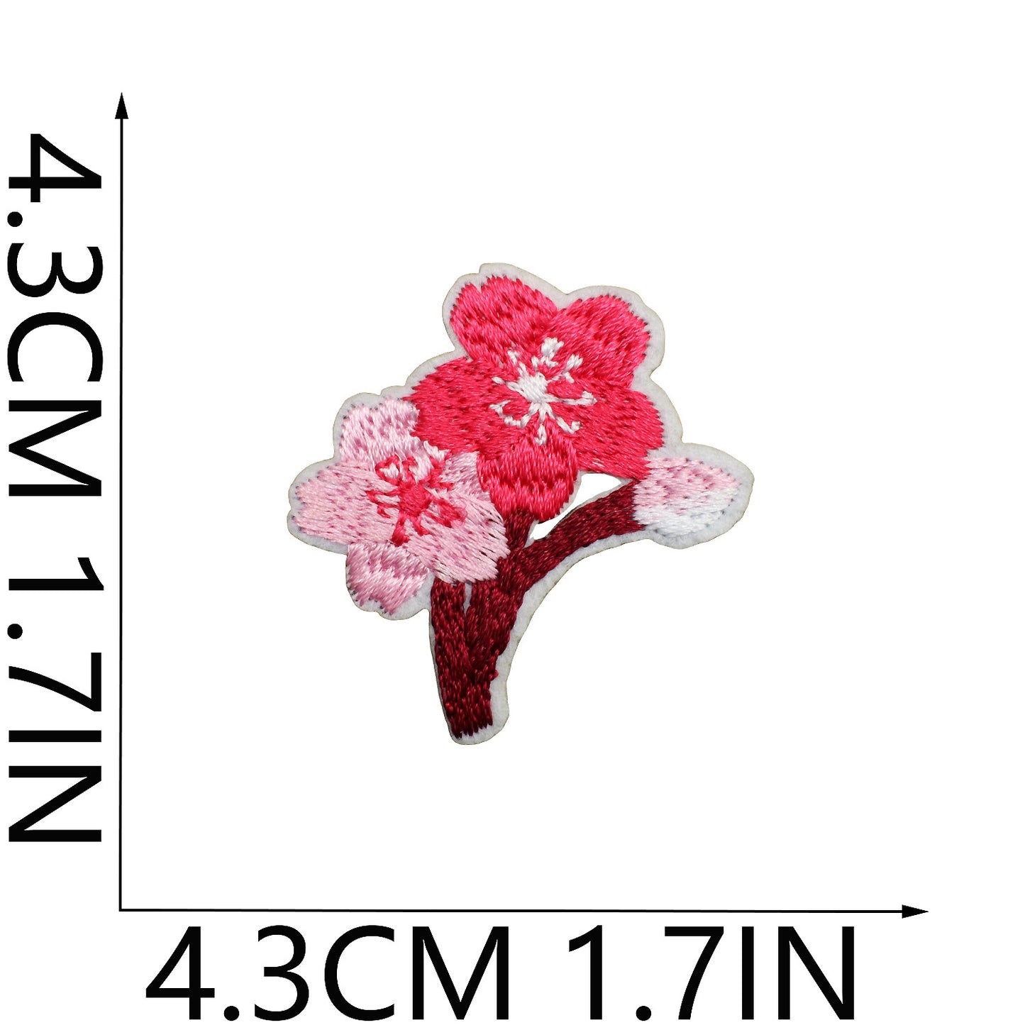 Iron-on Cute Flower Embroidered Patch
