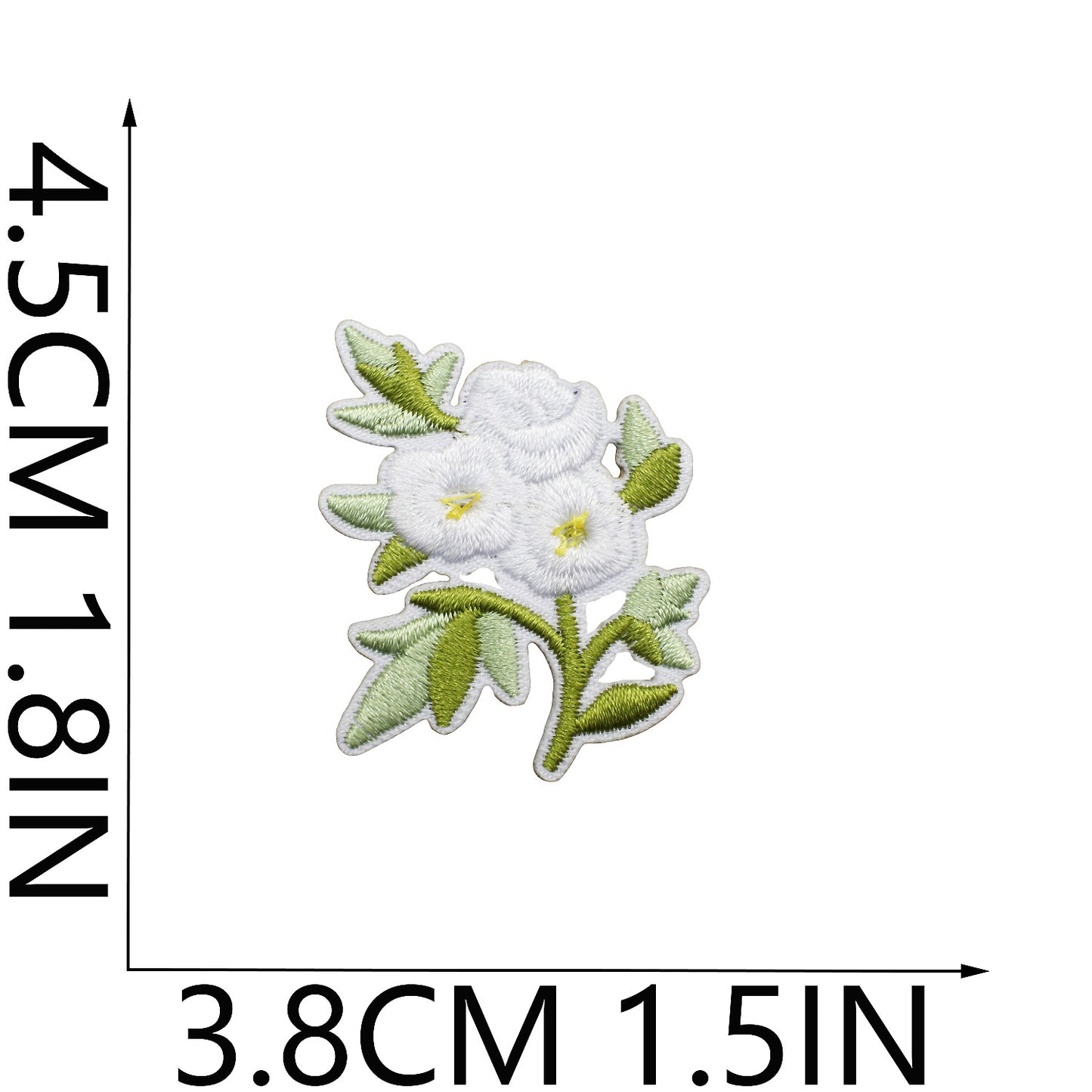 Iron-on Cute Flower Embroidered Patch