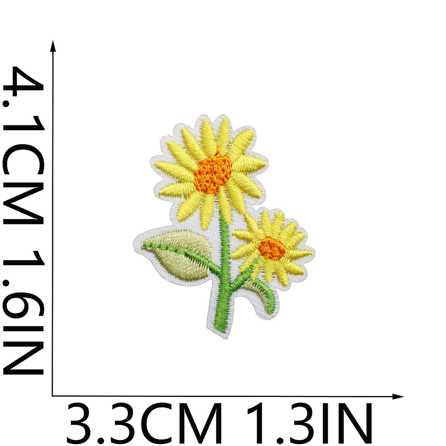 Iron-on Cute Flower Embroidered Patch