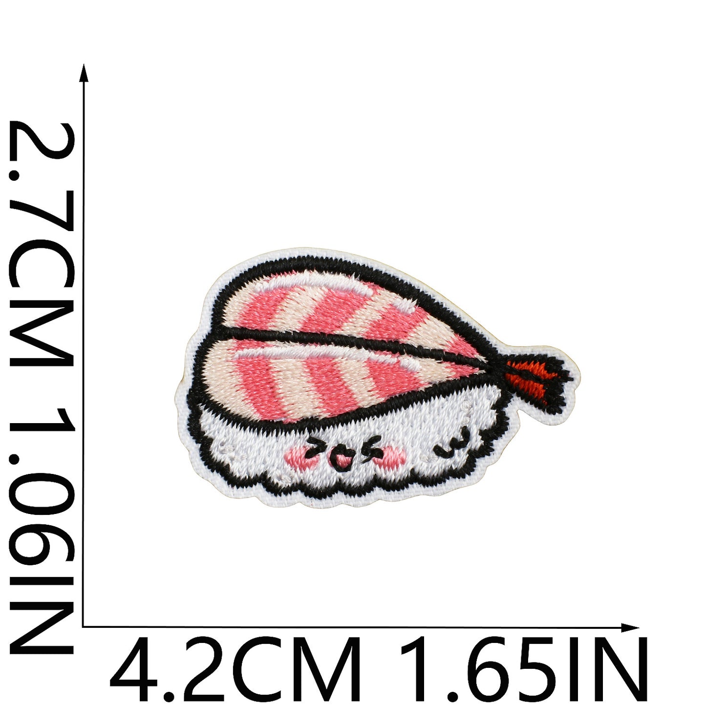 Iron-on Cute Mini Sushi Embroidered Patch