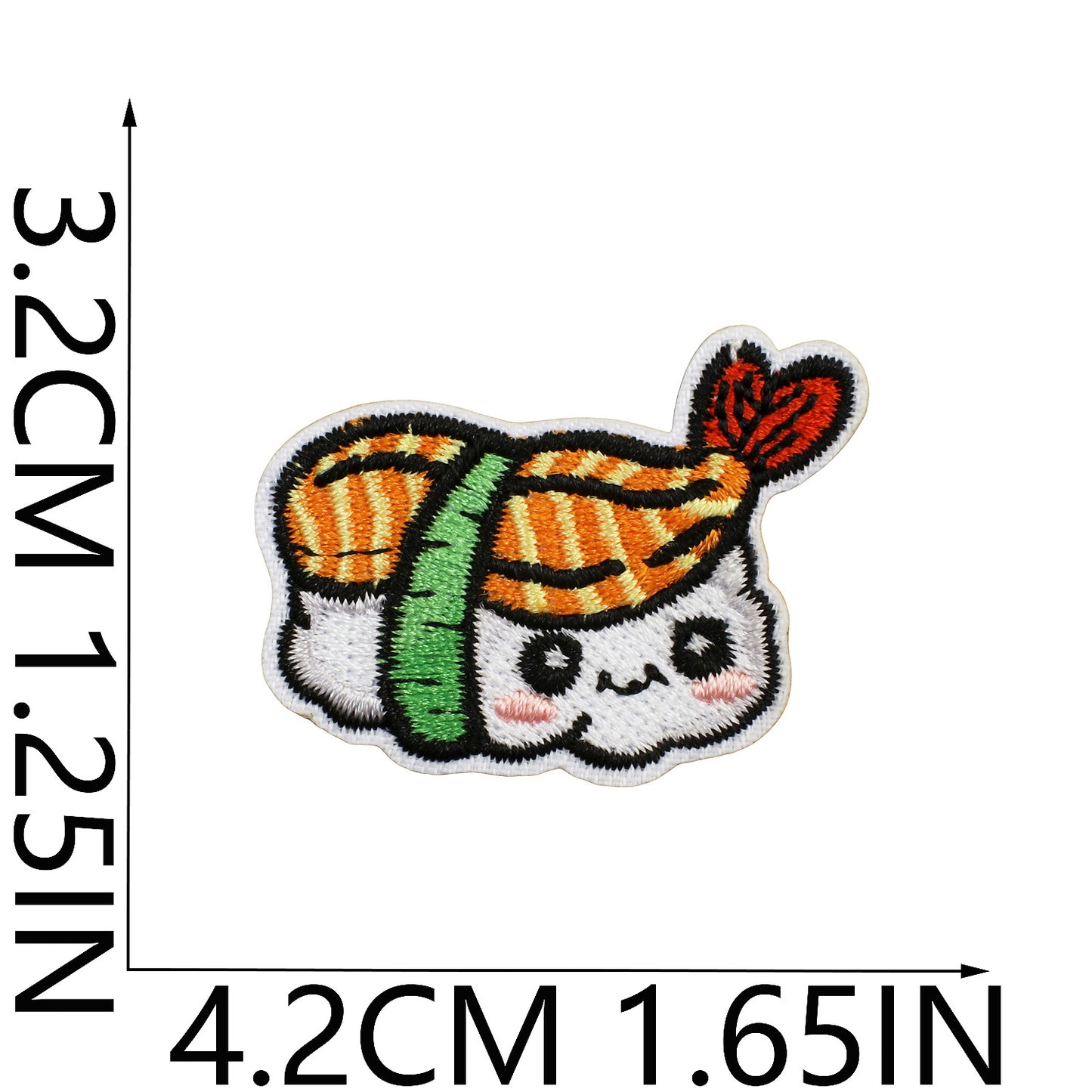 Iron-on Cute Mini Sushi Embroidered Patch