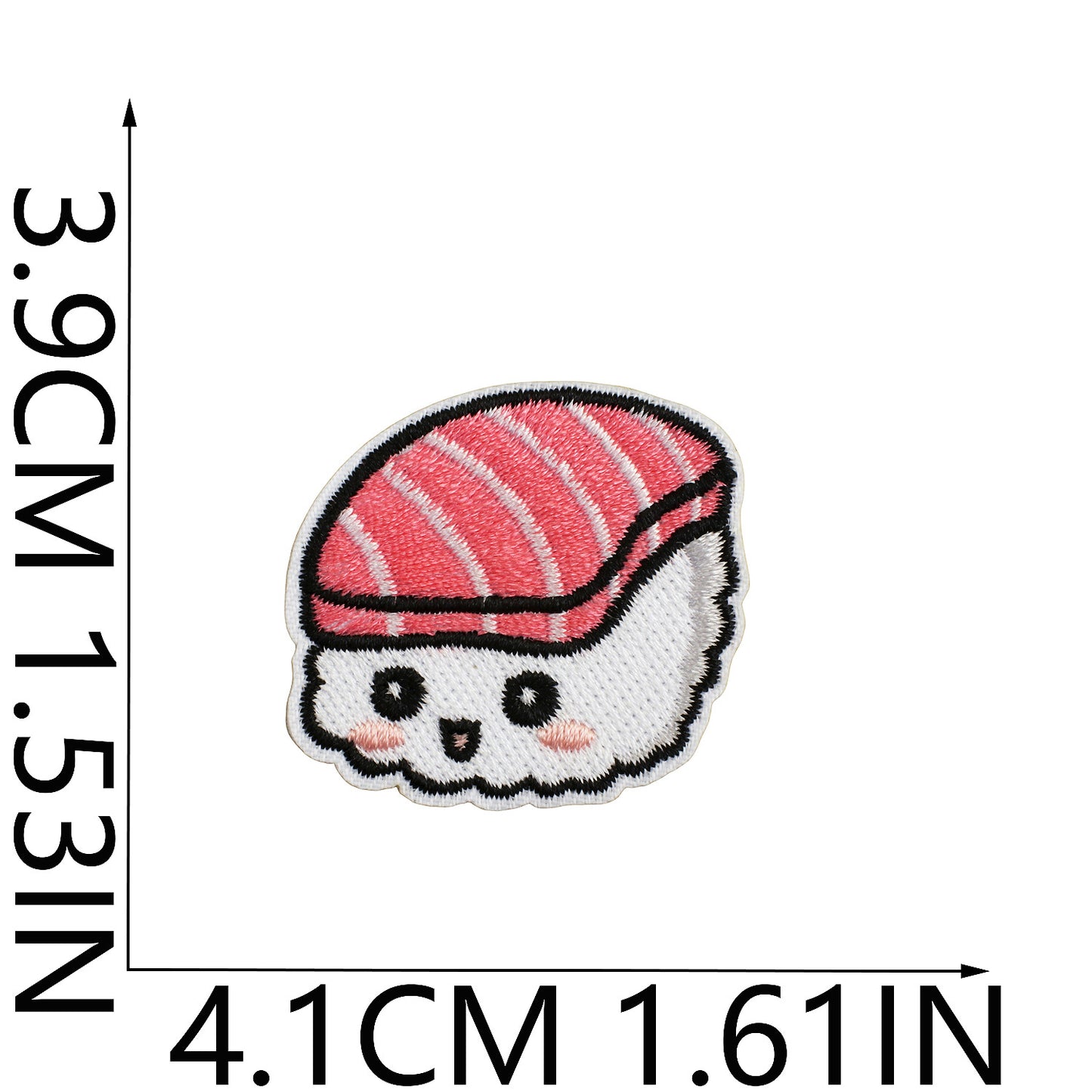 Iron-on Cute Mini Sushi Embroidered Patch