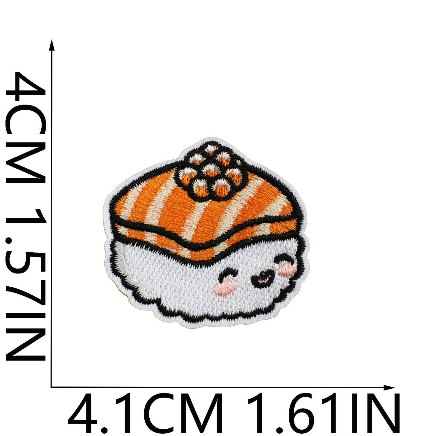 Iron-on Cute Mini Sushi Embroidered Patch