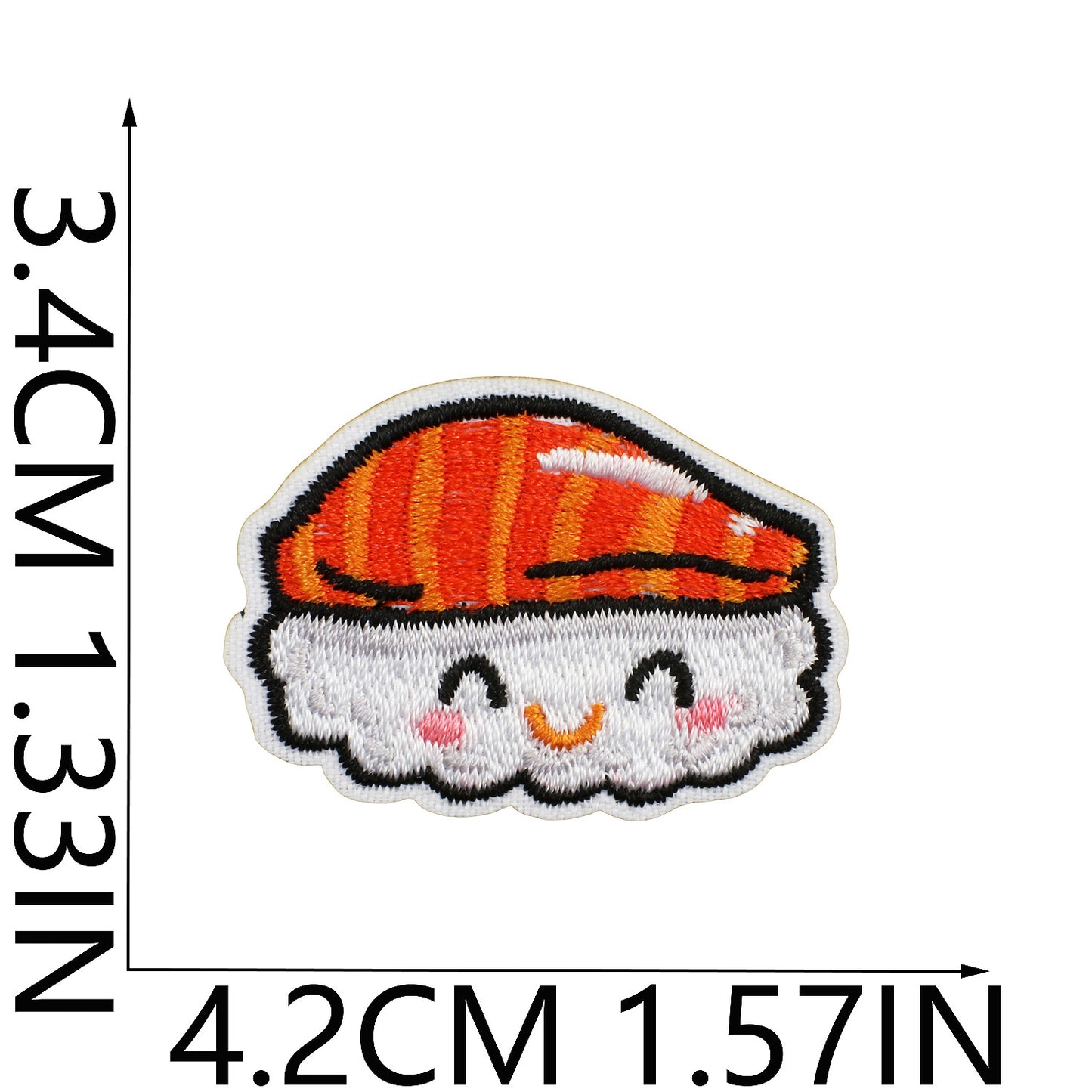 Iron-on Cute Mini Sushi Embroidered Patch