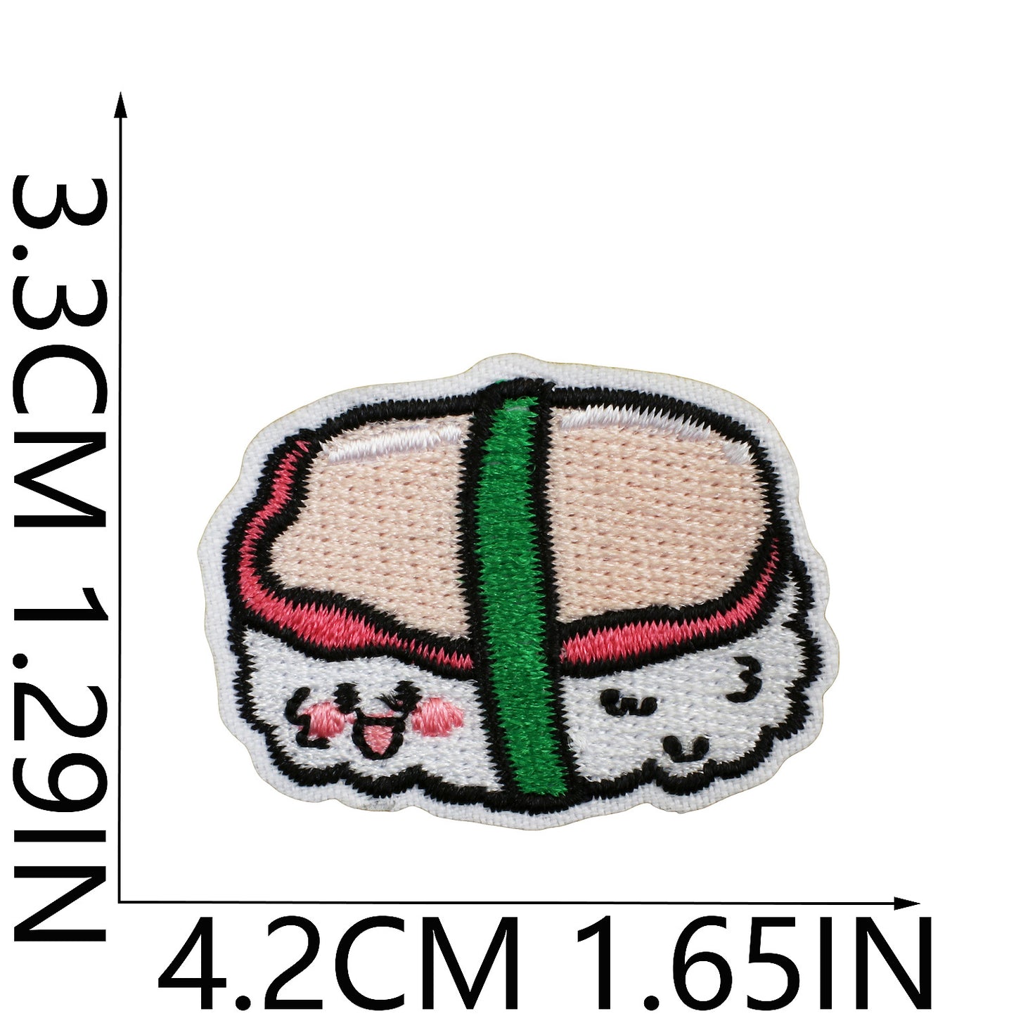 Iron-on Cute Mini Sushi Embroidered Patch