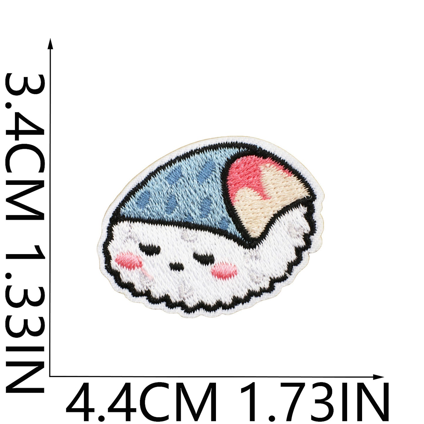 Iron-on Cute Mini Sushi Embroidered Patch