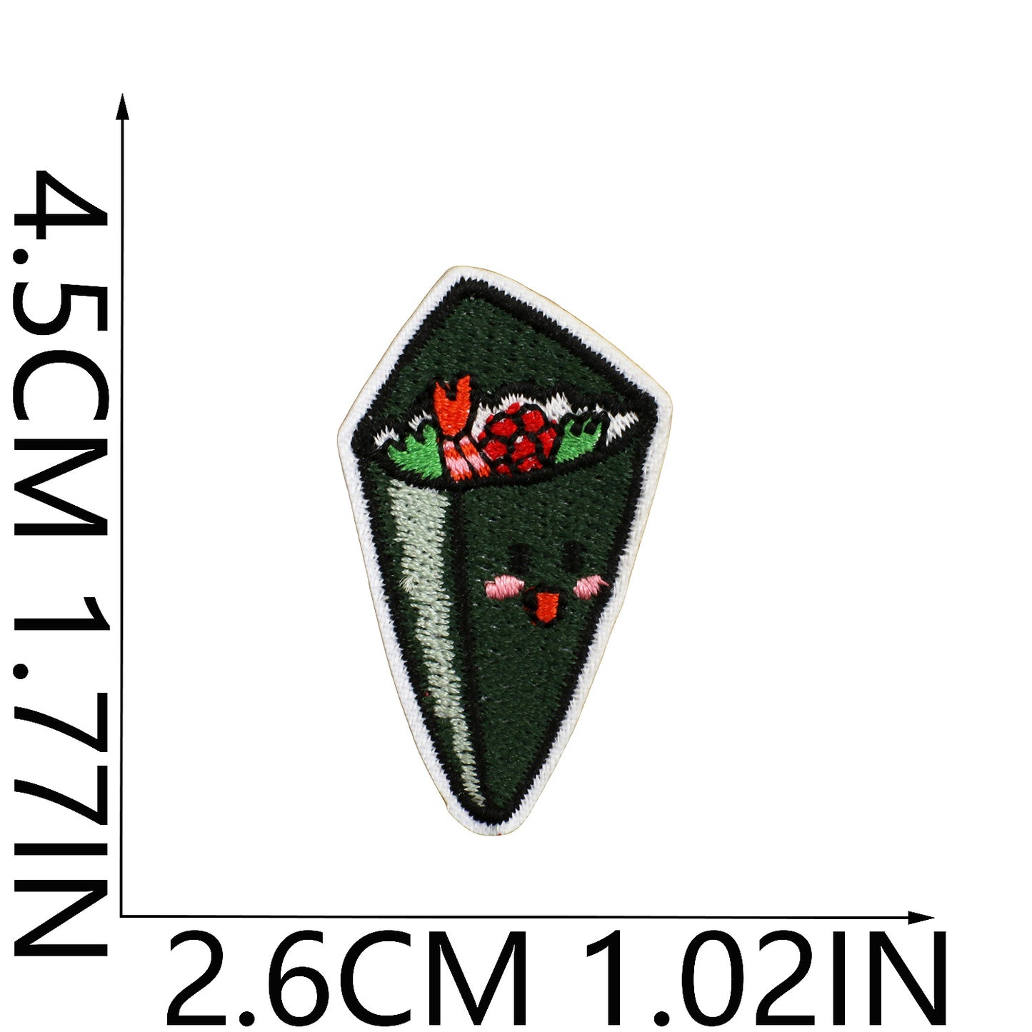 Iron-on Cute Mini Sushi Embroidered Patch