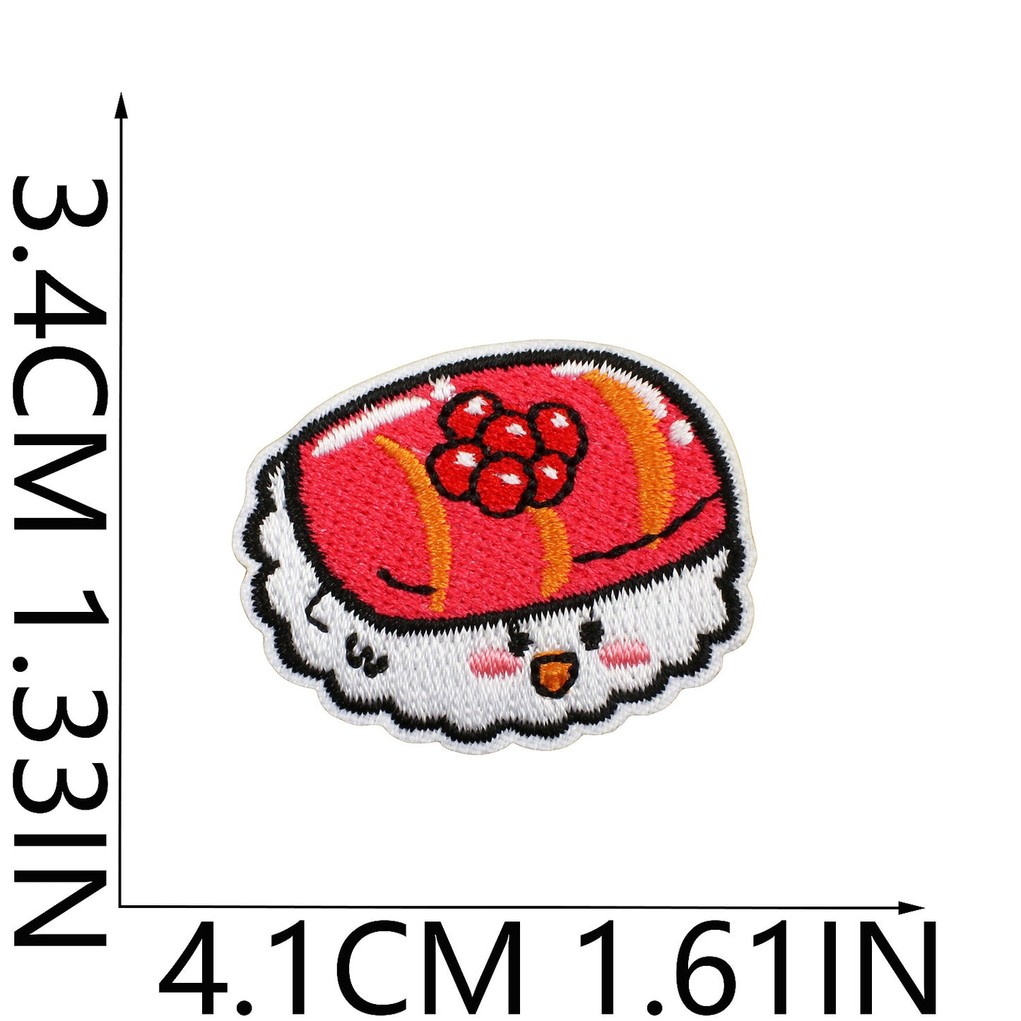 Iron-on Cute Mini Sushi Embroidered Patch