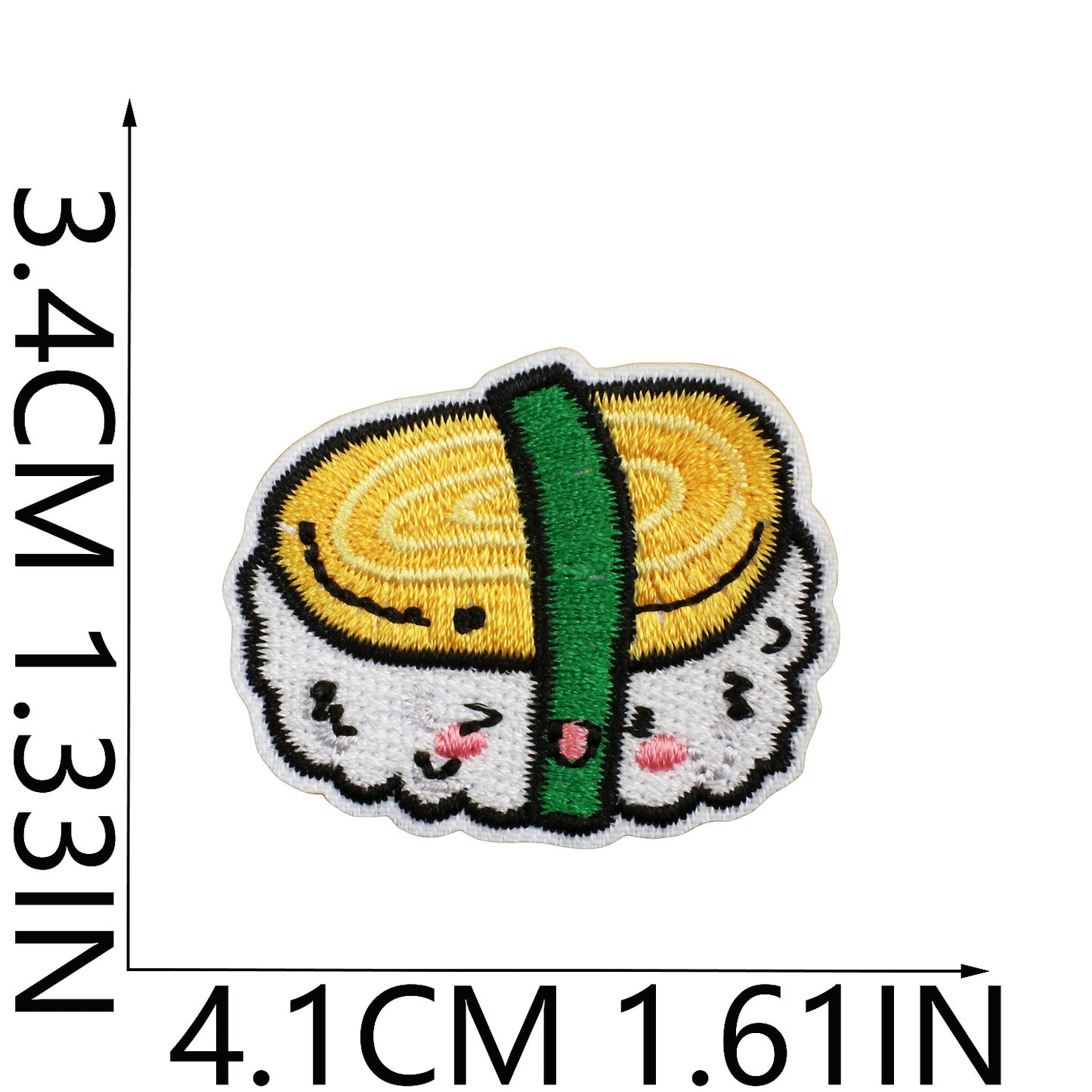 Iron-on Cute Mini Sushi Embroidered Patch