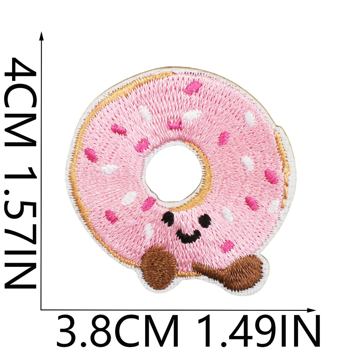 Iron-on Cute Food Embroidered Patch