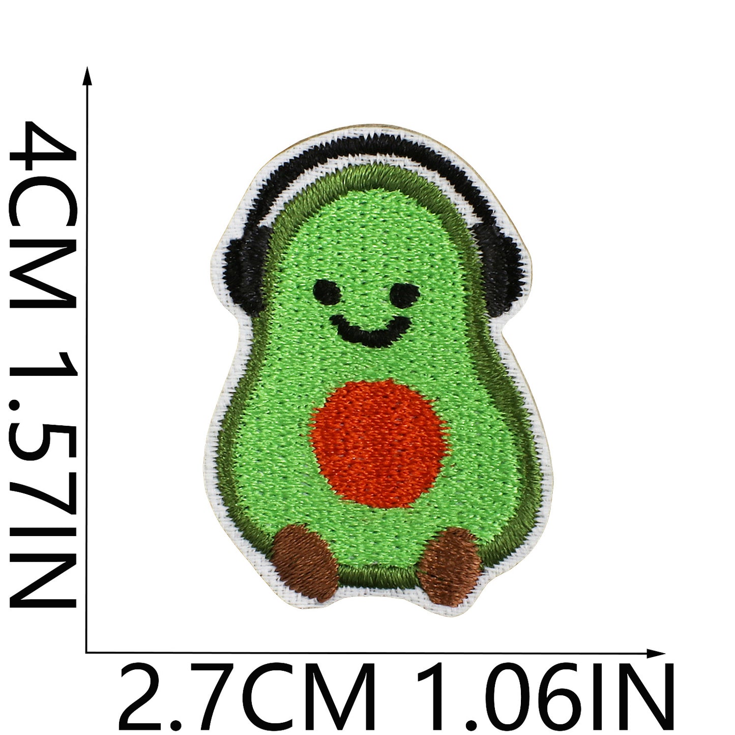 Iron-on Cute Food Embroidered Patch