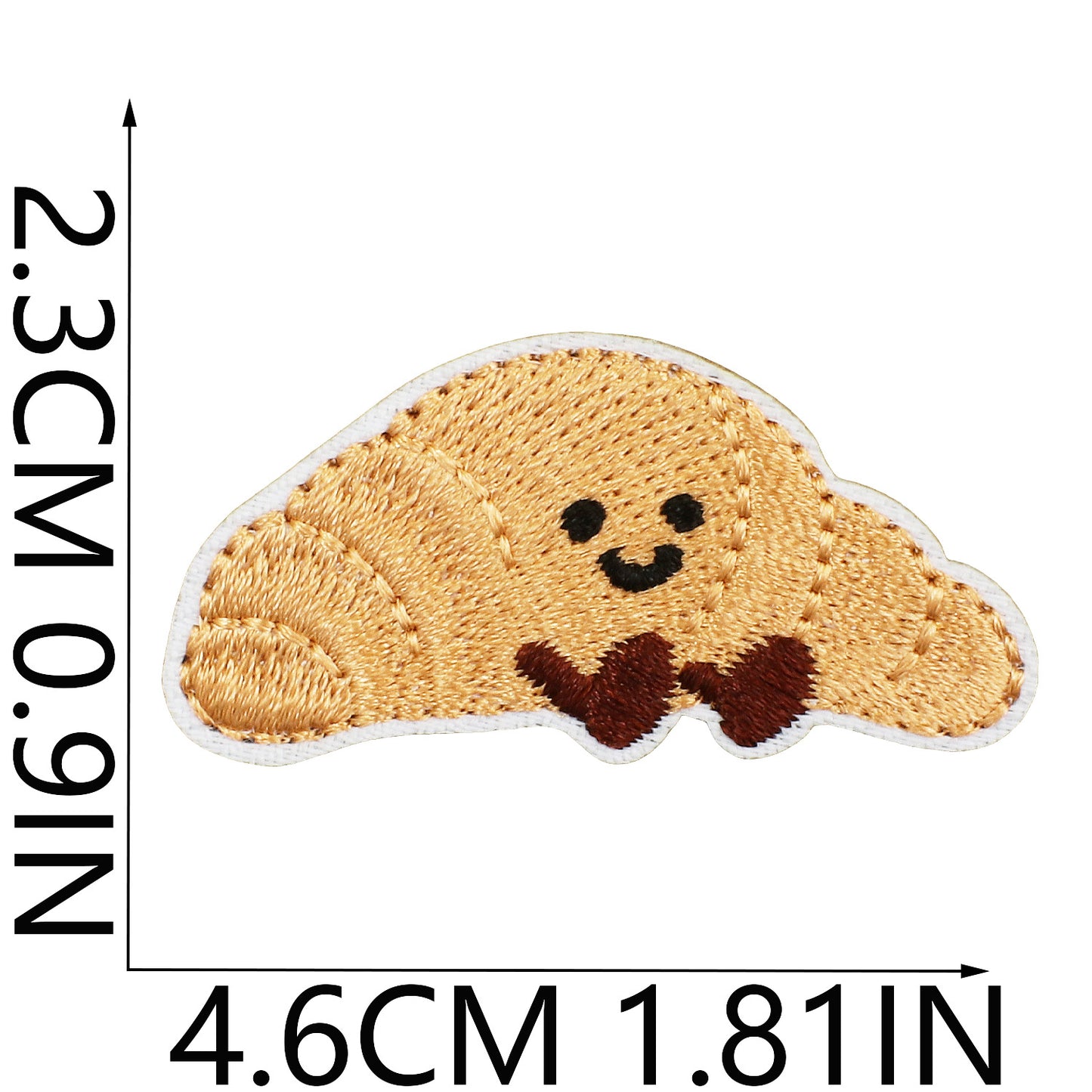 Iron-on Cute Food Embroidered Patch