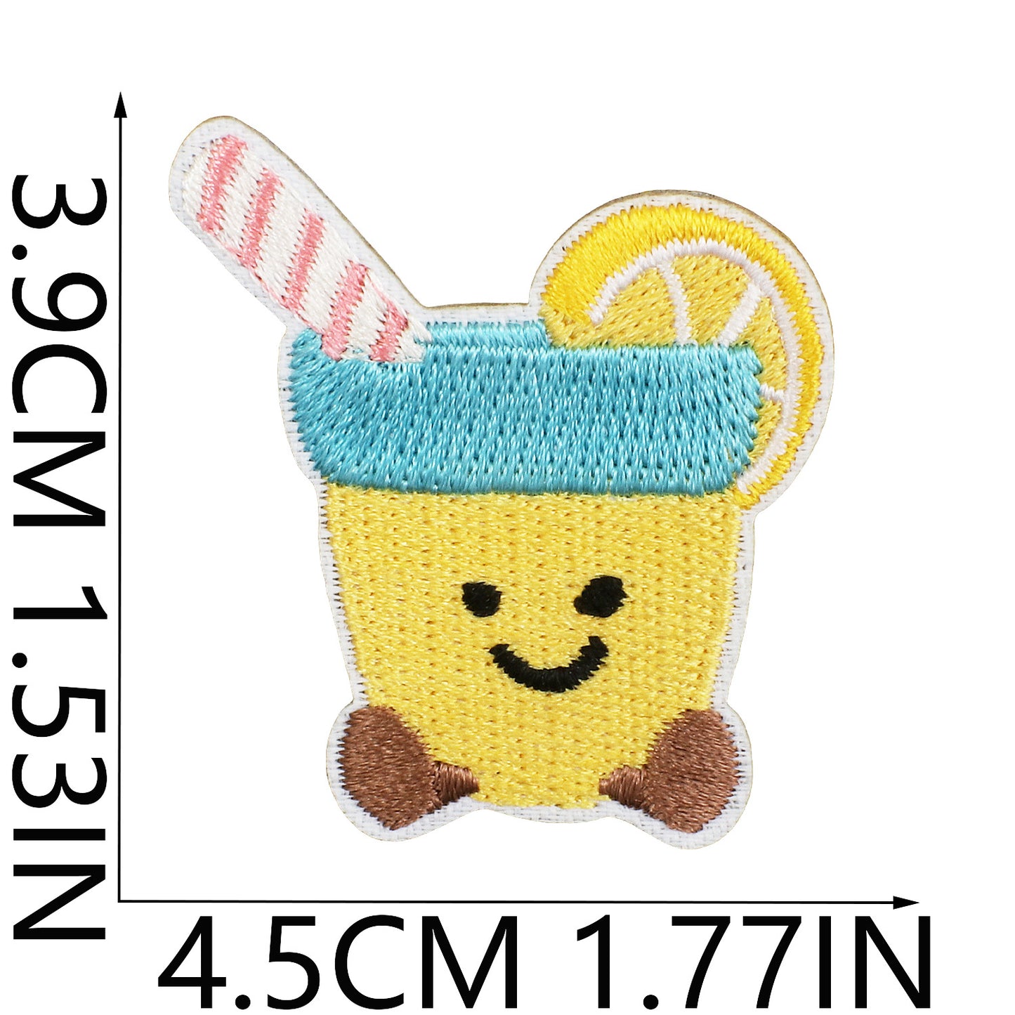 Iron-on Cute Food Embroidered Patch