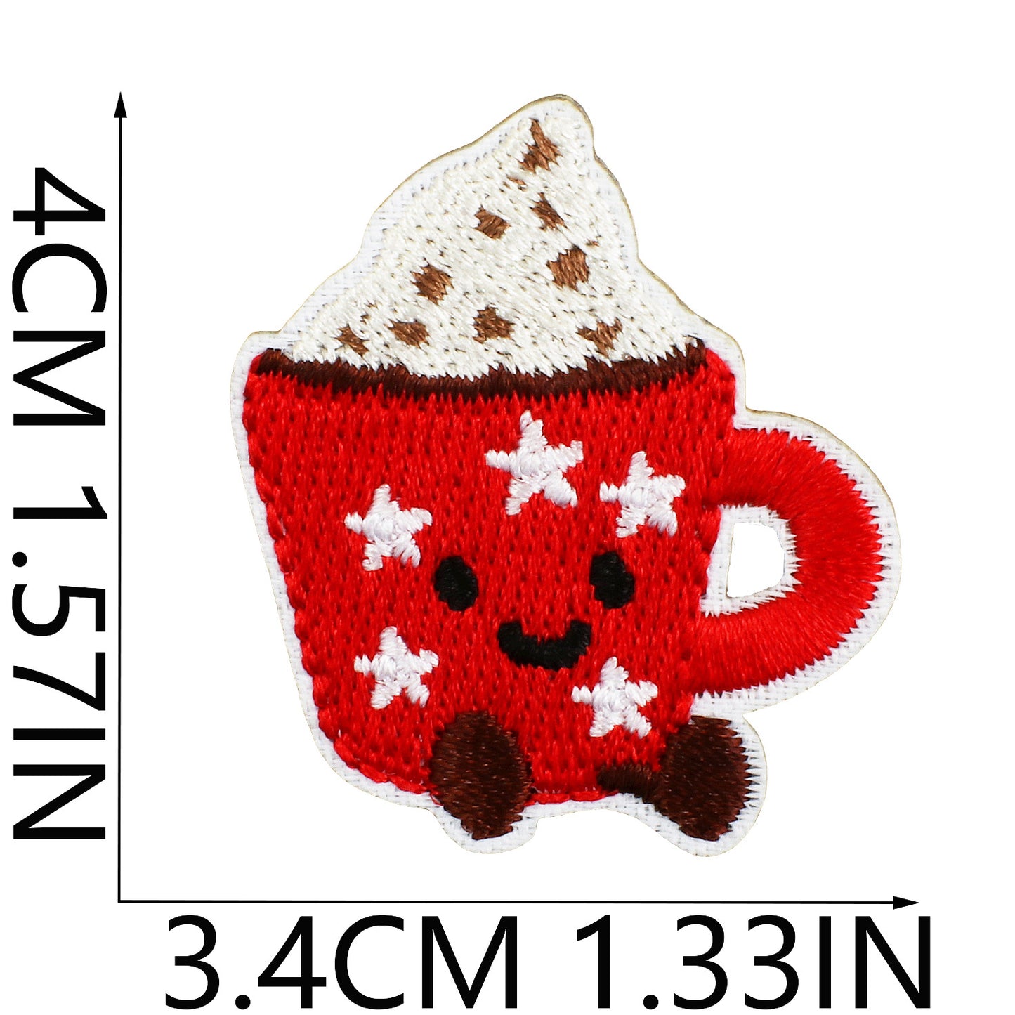 Iron-on Cute Food Embroidered Patch
