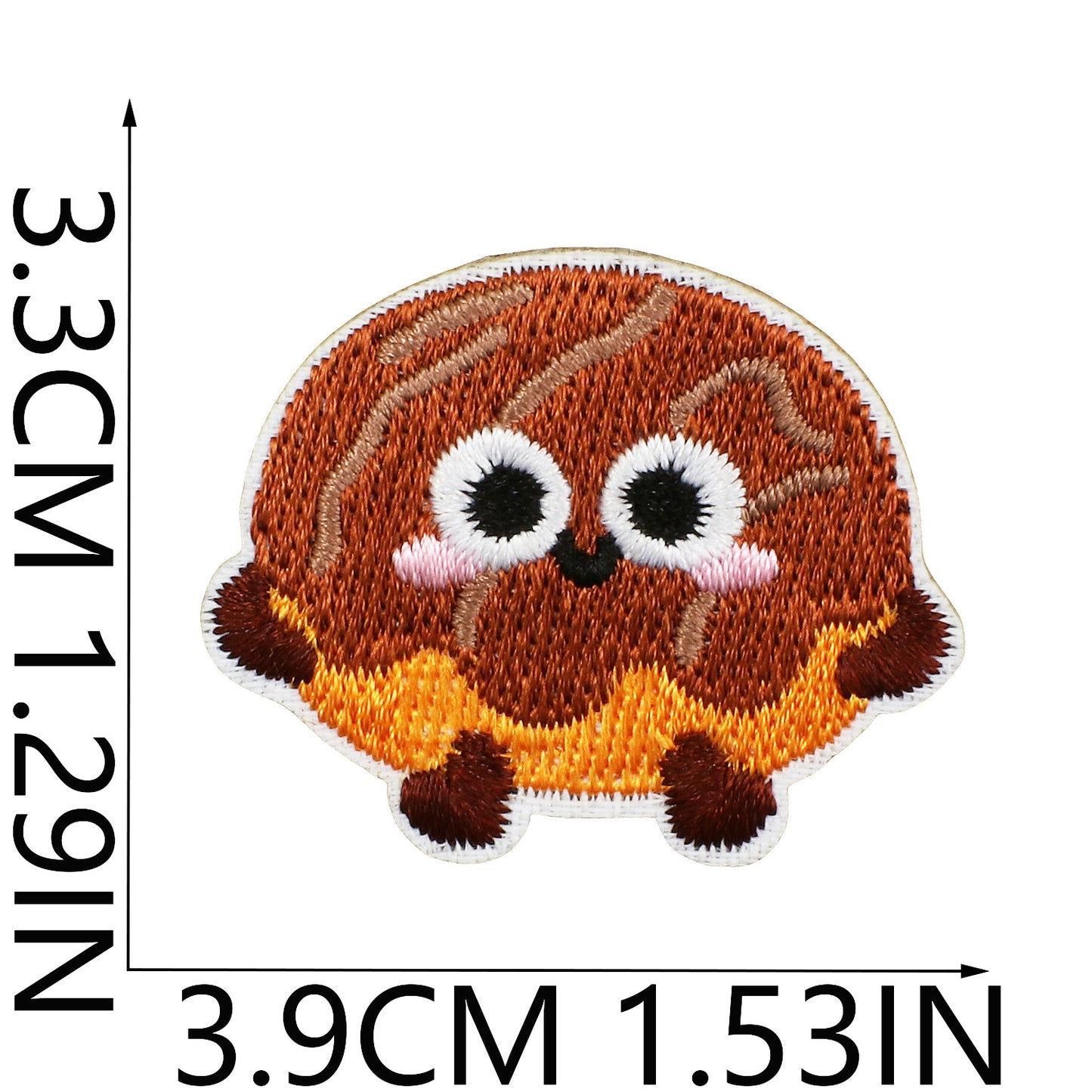 Iron-on Cute Food Embroidered Patch