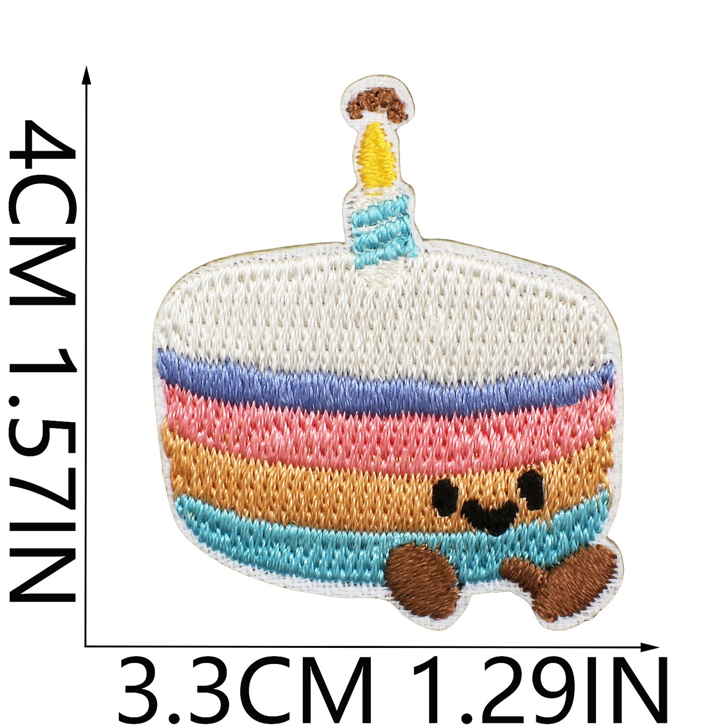 Iron-on Cute Food Embroidered Patch