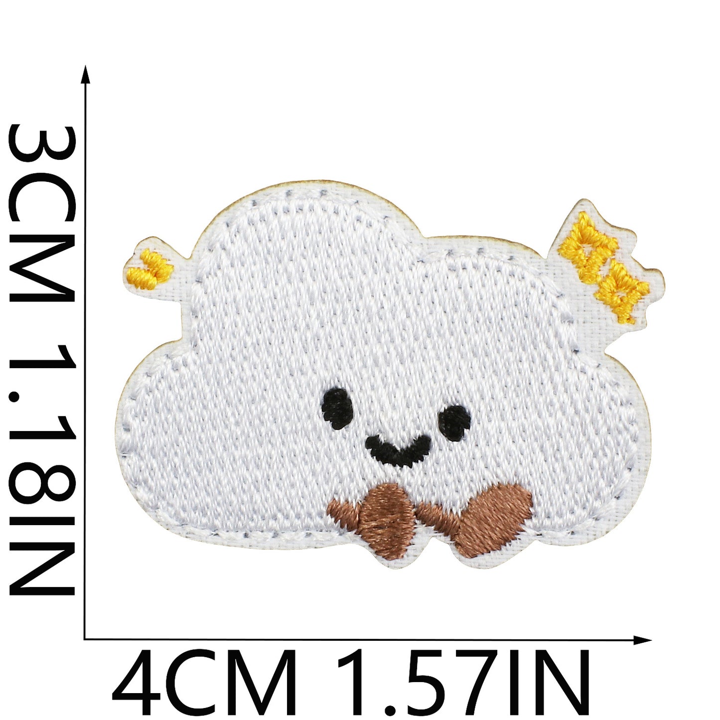 Iron-on Cute Food Embroidered Patch