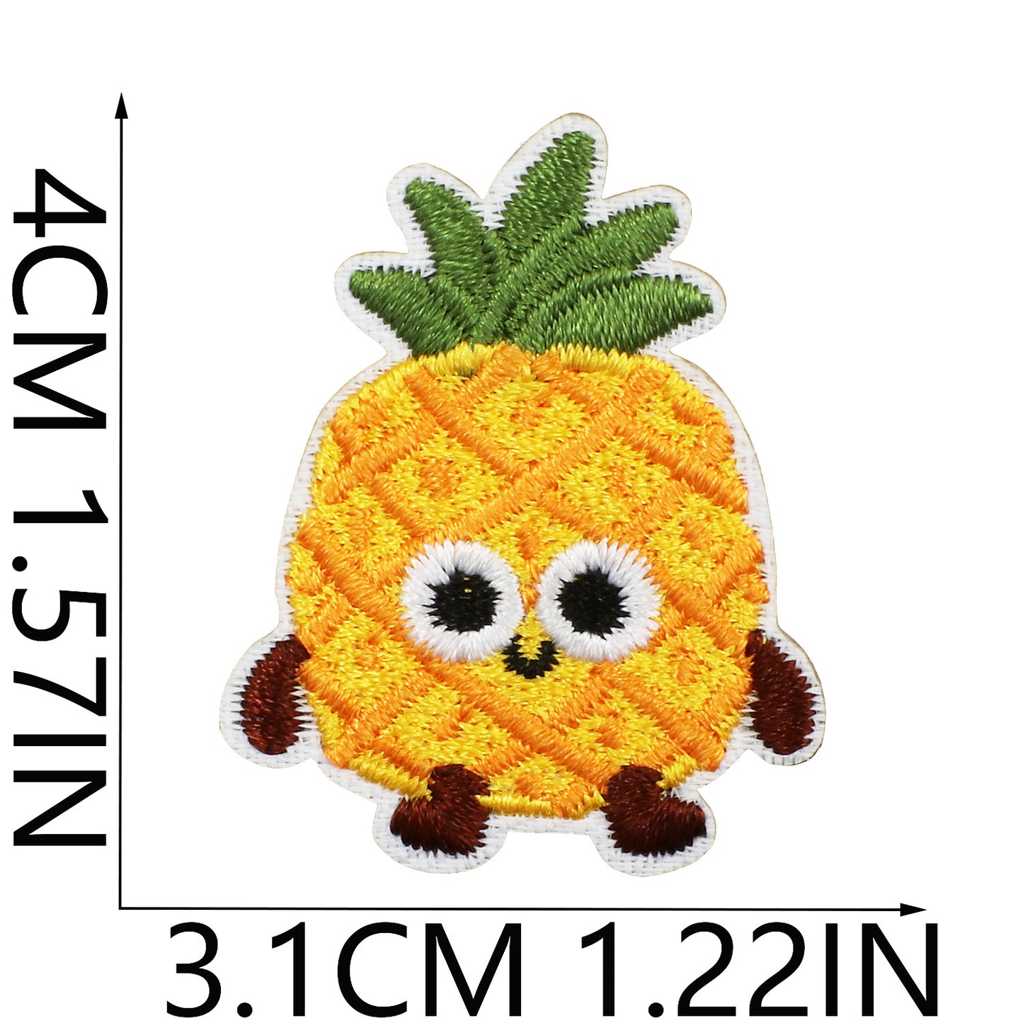Iron-on Cute Food Embroidered Patch