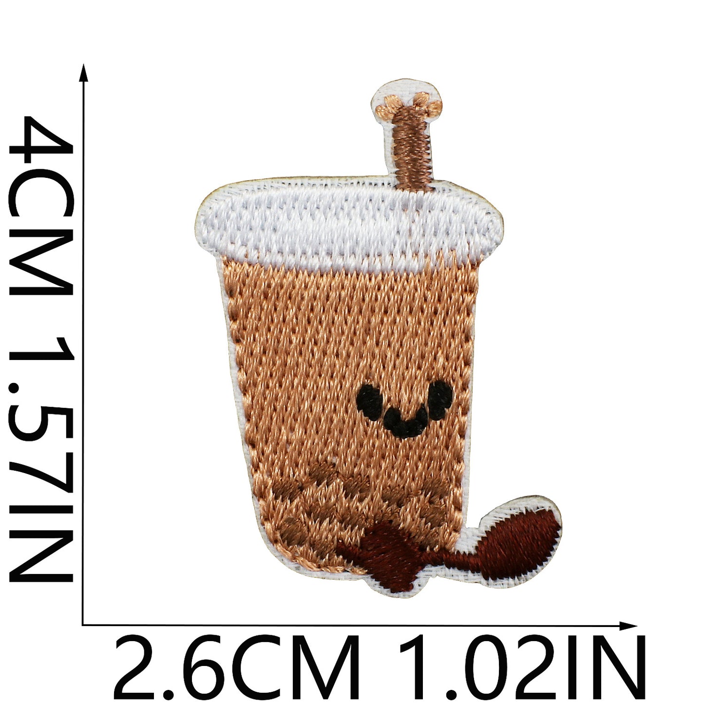 Iron-on Cute Food Embroidered Patch